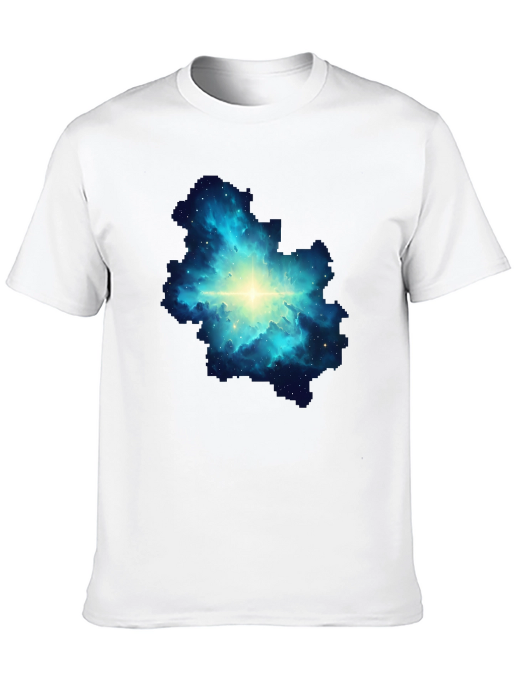 Nebula Print Black T-Shirt