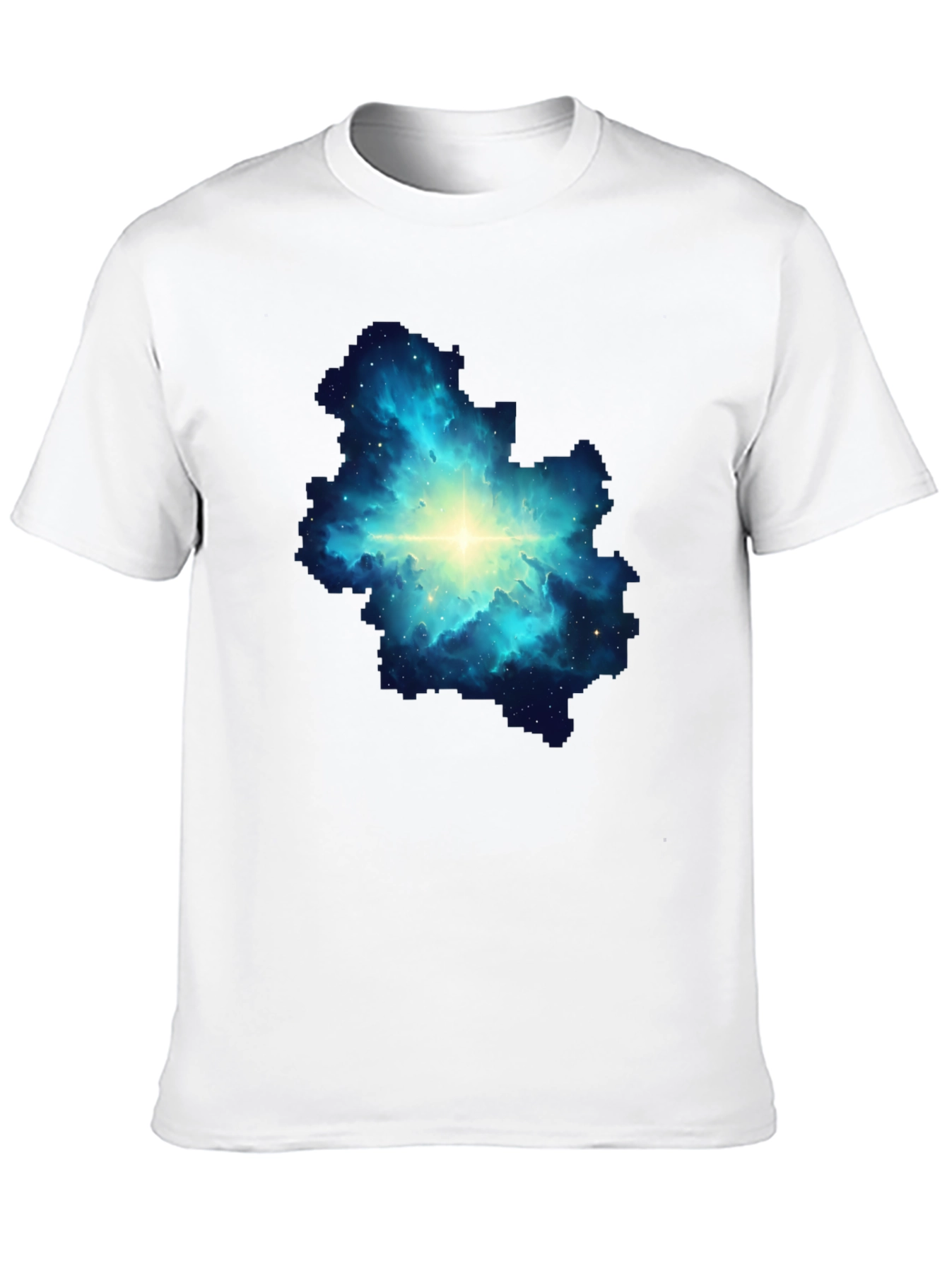 Nebula Print Black T-Shirt