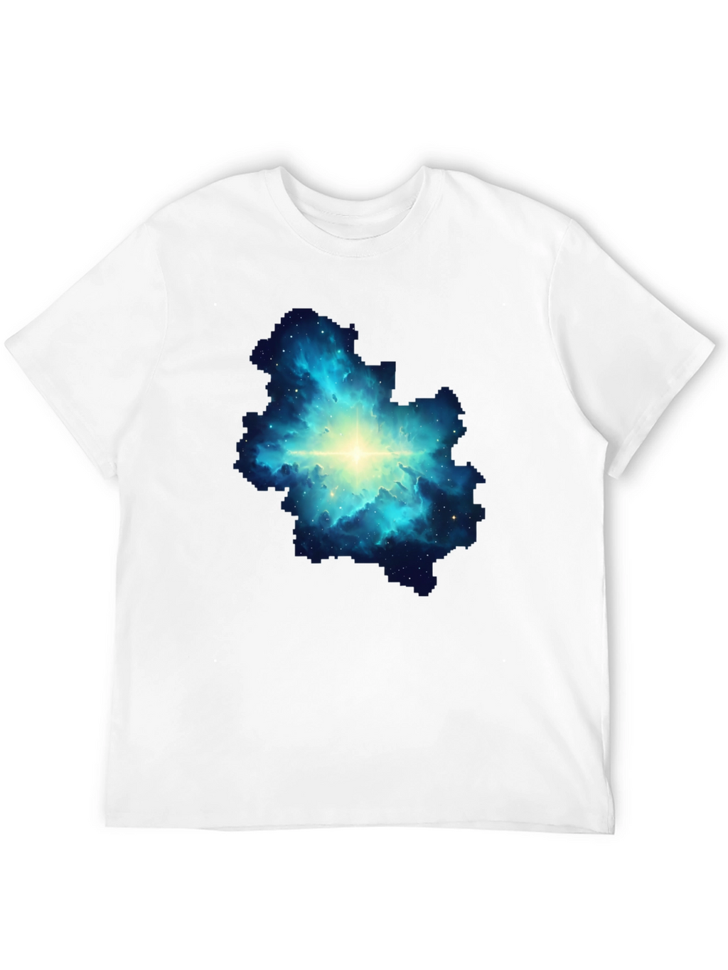 Nebula Print Black T-Shirt