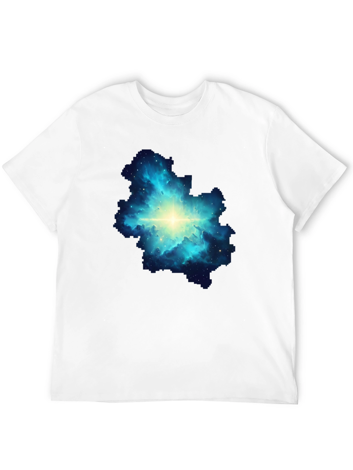 Nebula Print Black T-Shirt