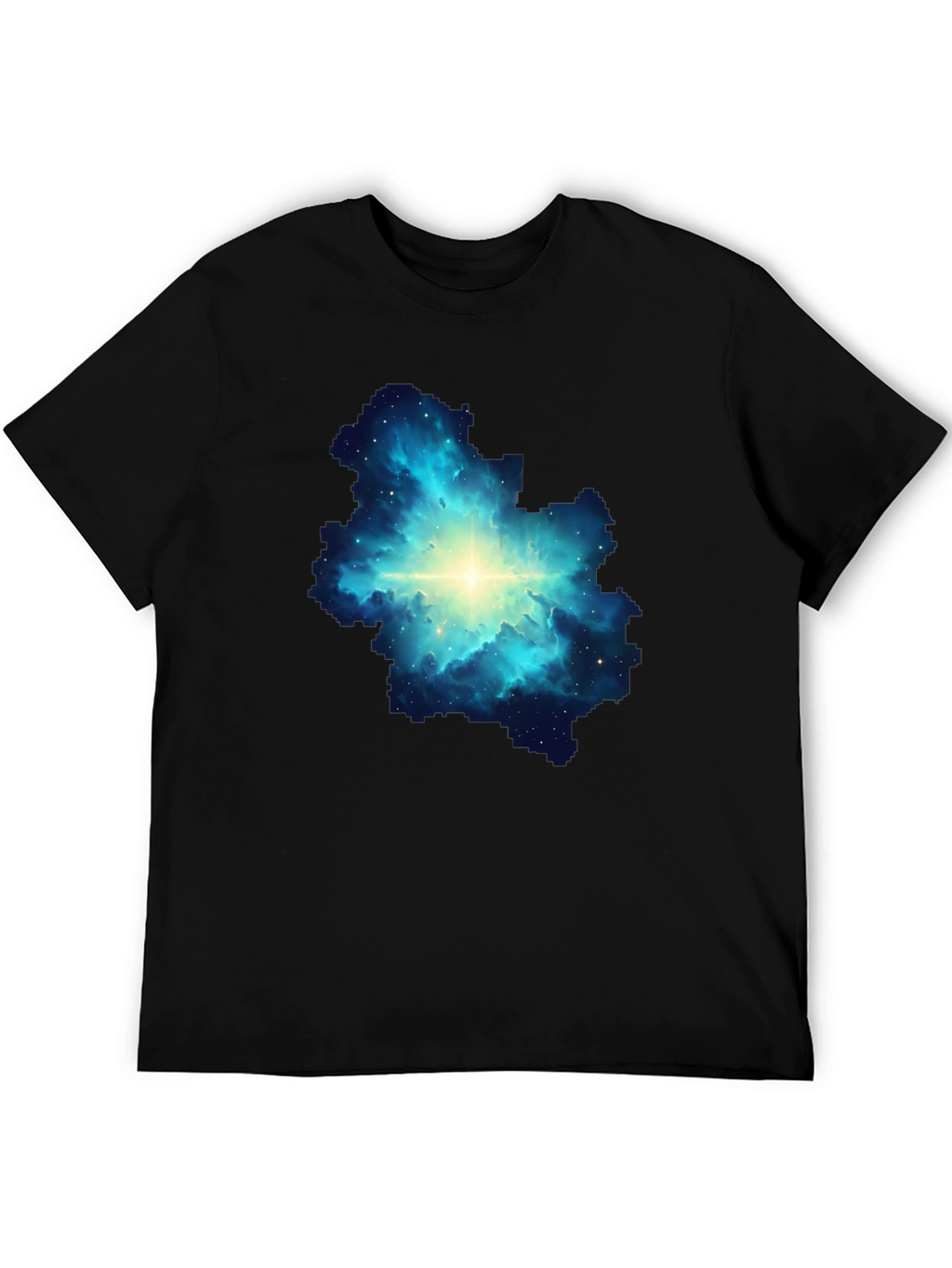 Nebula Print Black T-Shirt