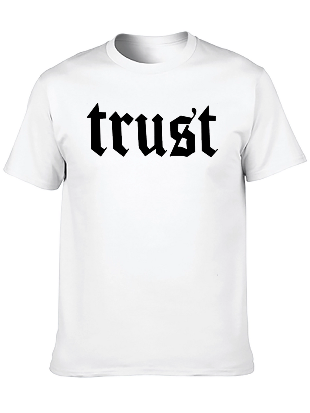 Trust Gothic Style Black T-Shirt