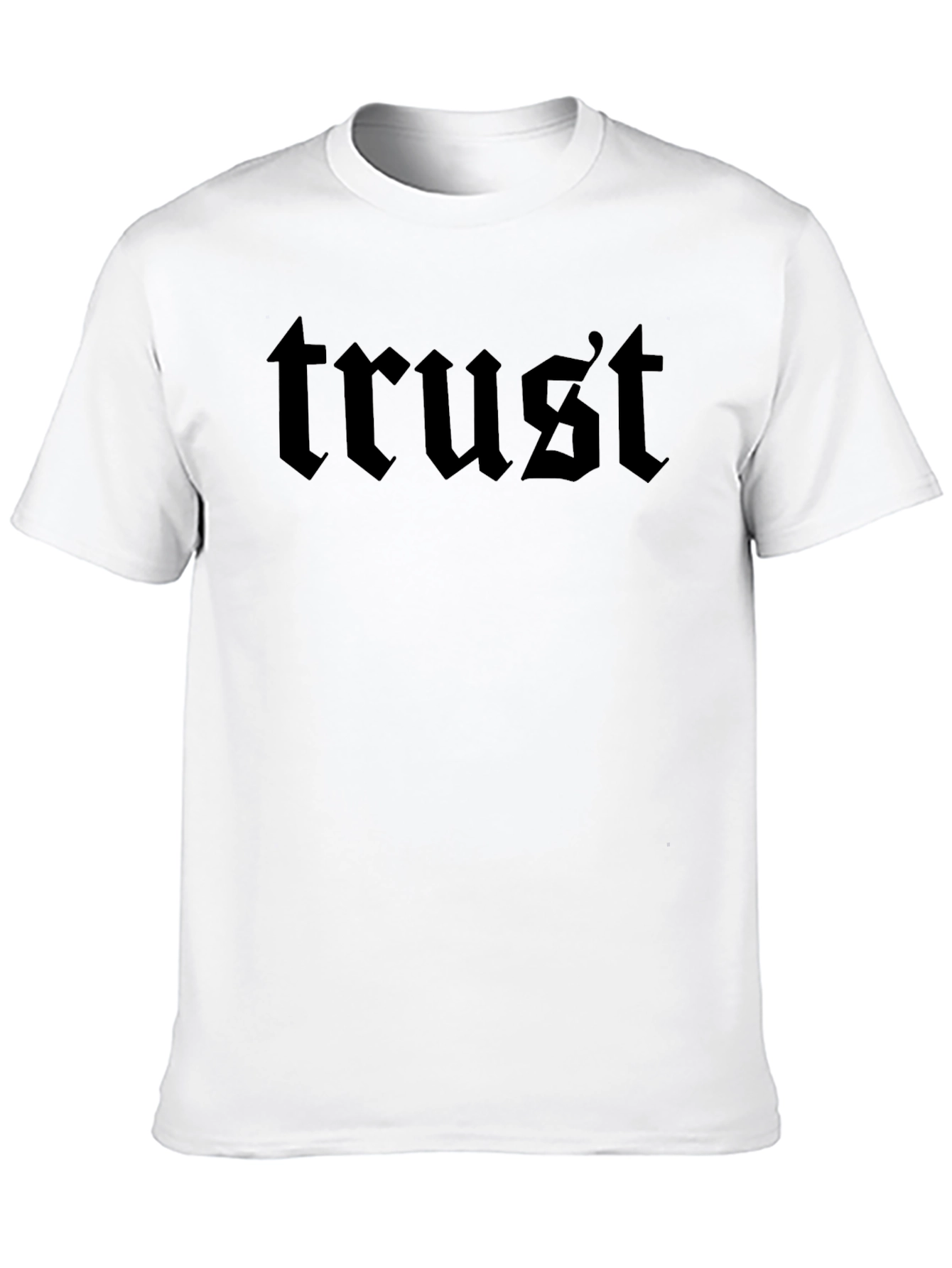 Trust Gothic Style Black T-Shirt