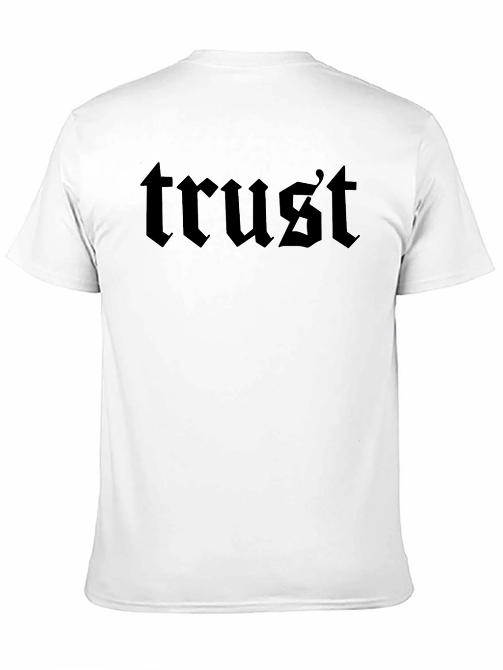 Trust Gothic Style Black T-Shirt