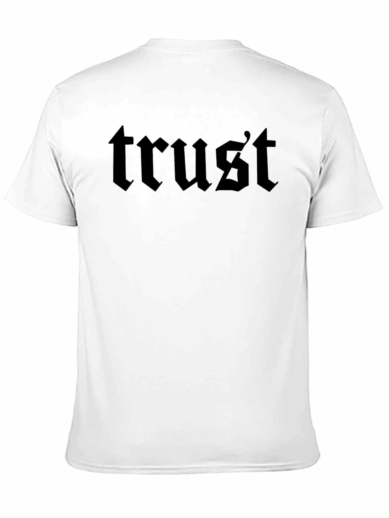 Trust Gothic Style Black T-Shirt