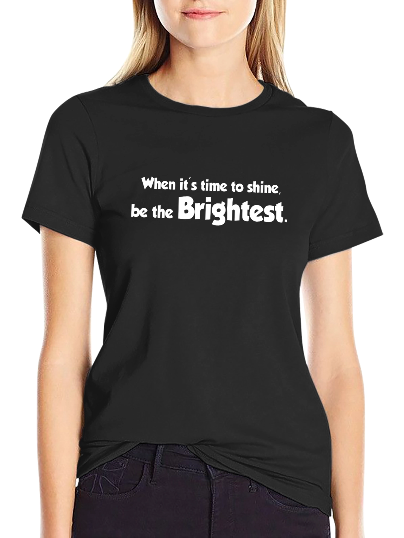Brightest Shine Graphic Tee - Black