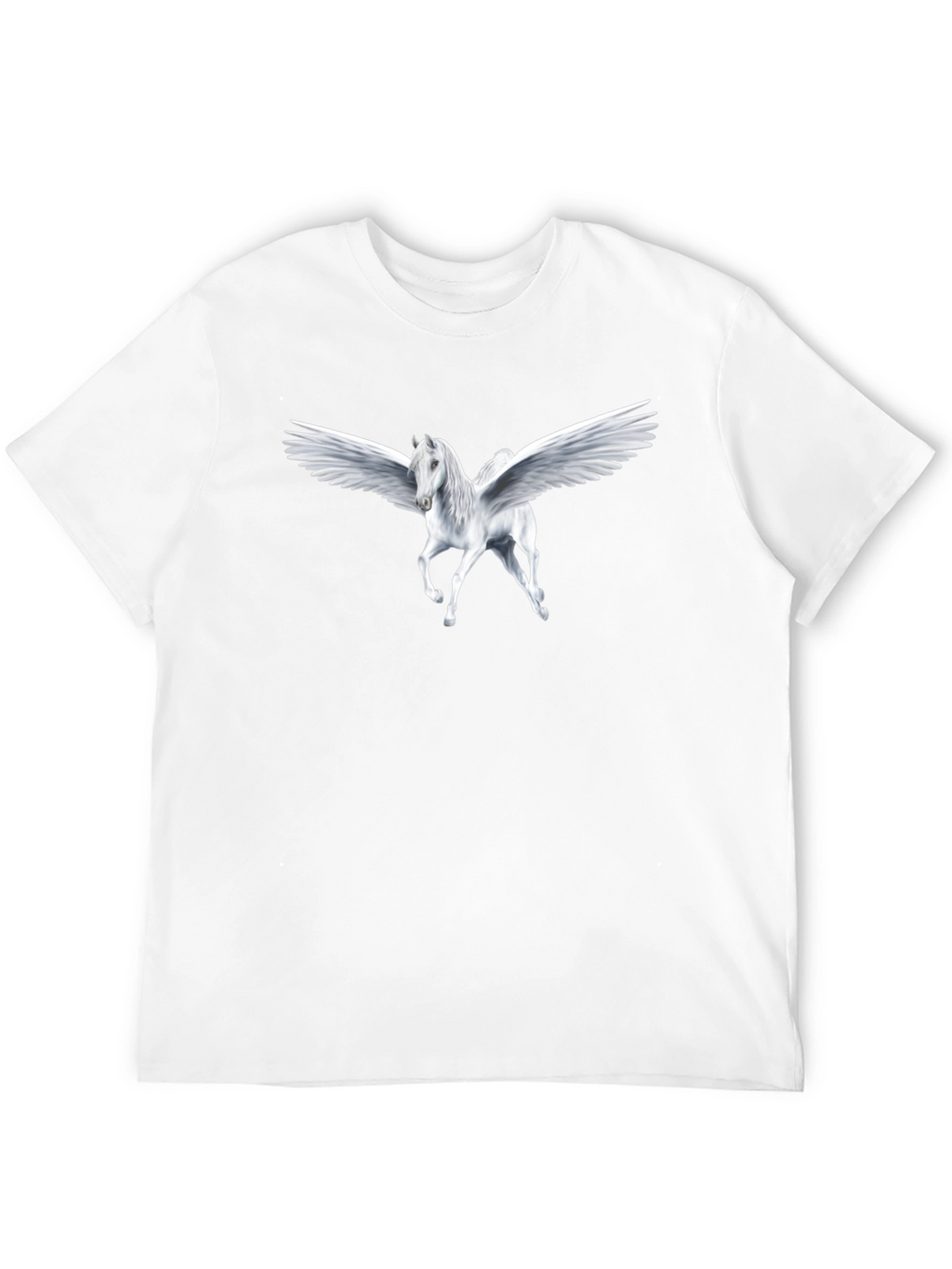 Pegasus Graphic T-Shirt - Black Cotton Tee