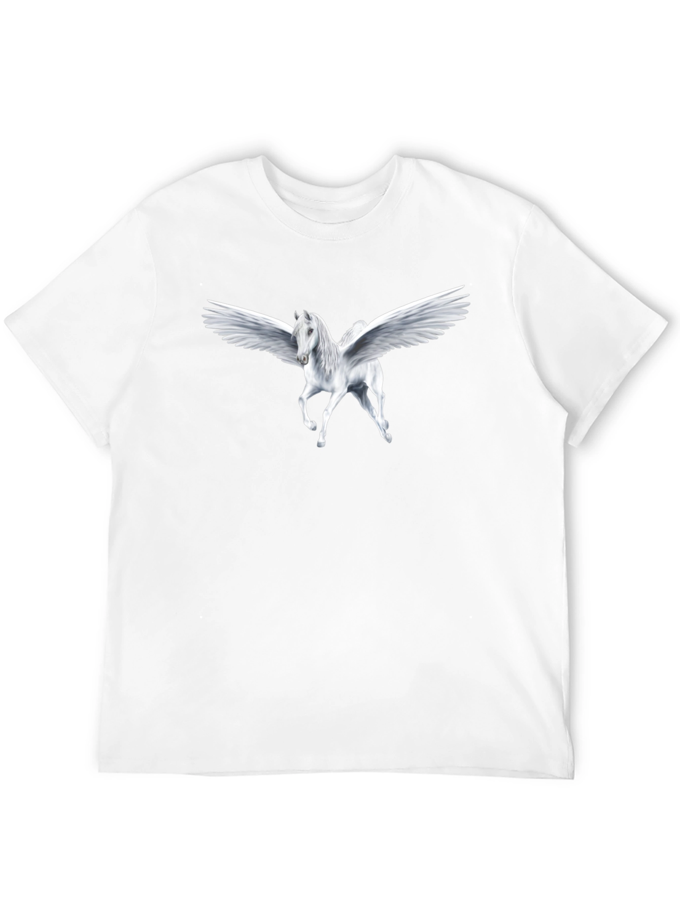 Pegasus Graphic T-Shirt - Black Cotton Tee