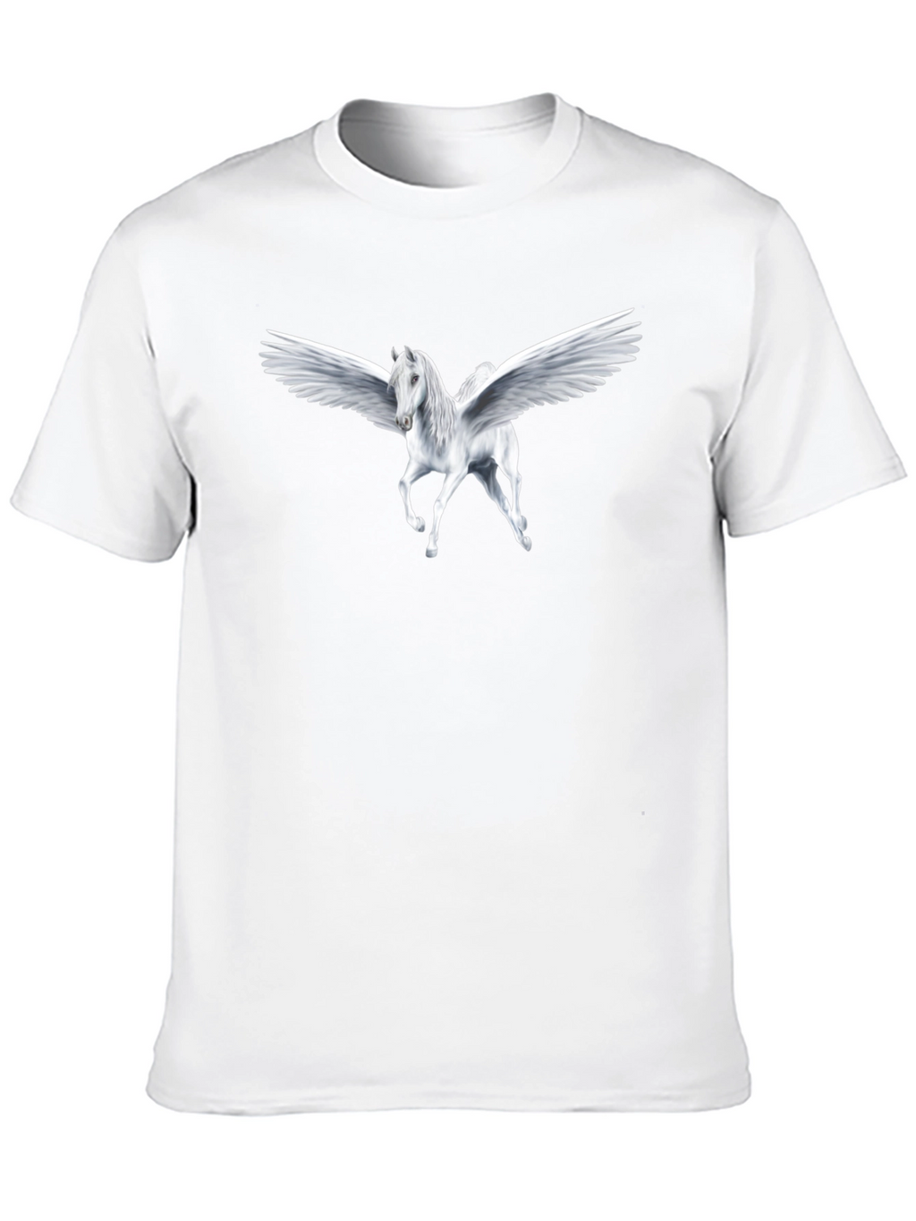 Pegasus Graphic T-Shirt - Black Cotton Tee