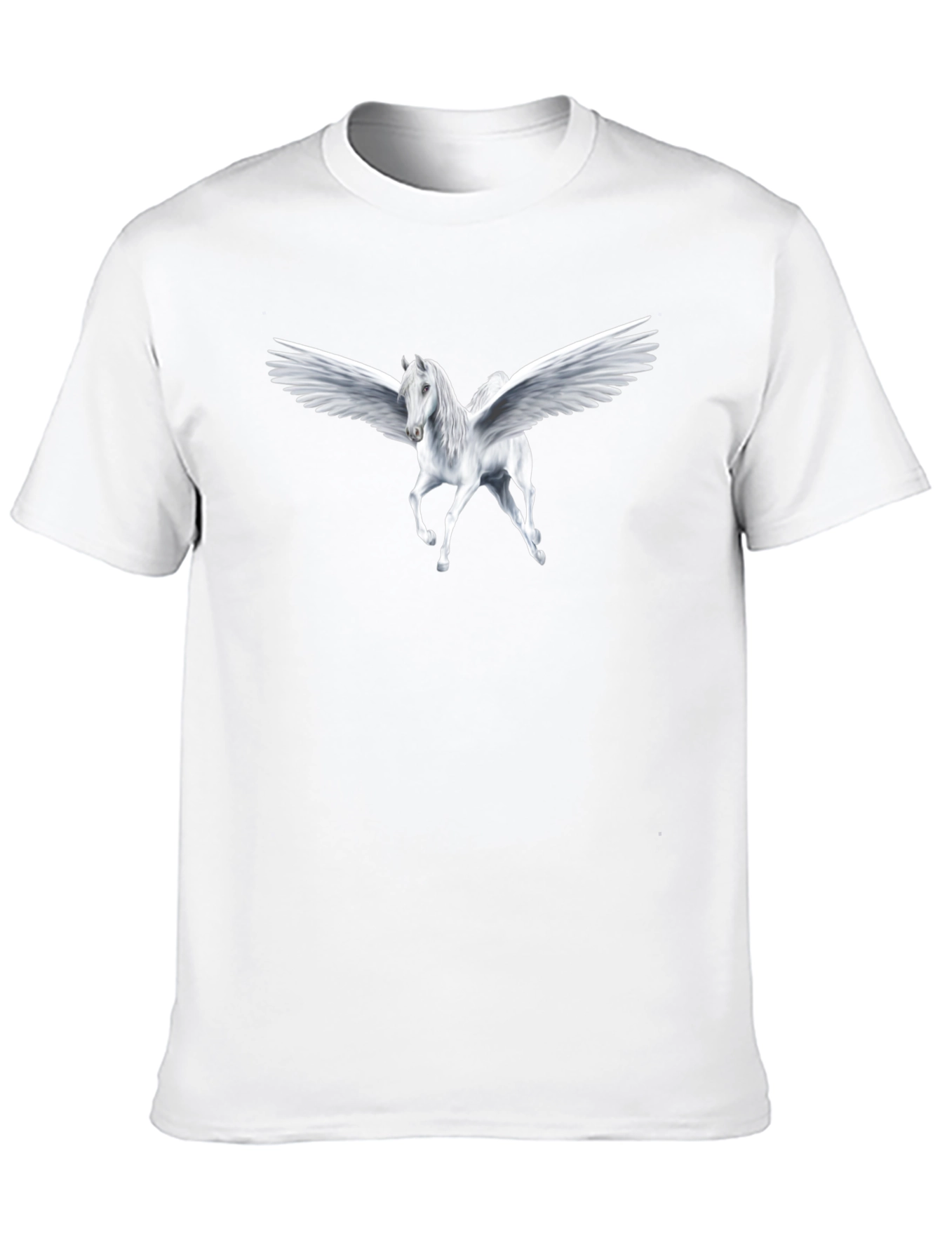 Pegasus Graphic T-Shirt - Black Cotton Tee