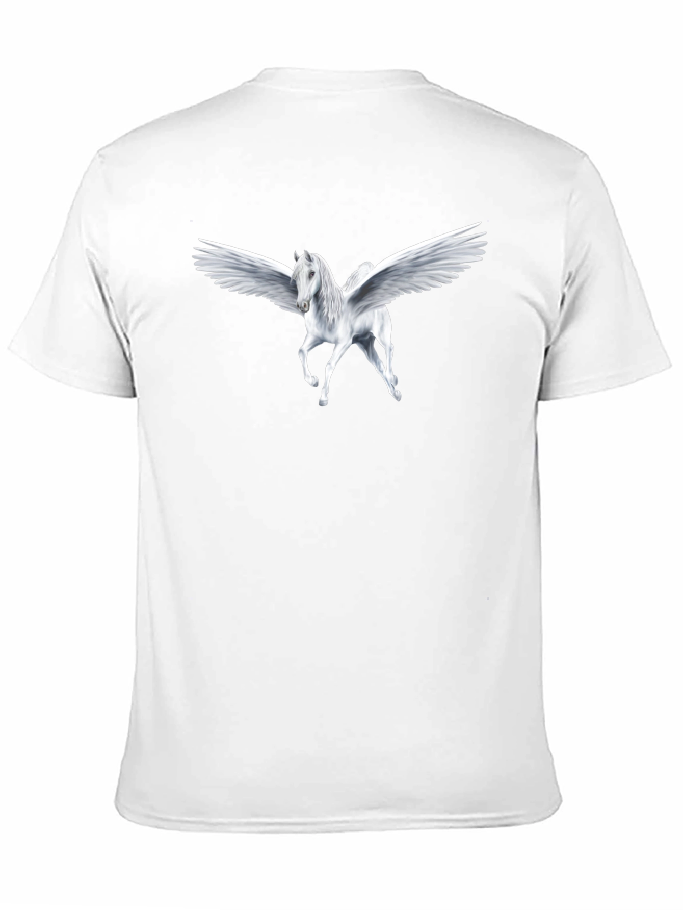 Pegasus Graphic T-Shirt - Black Cotton Tee