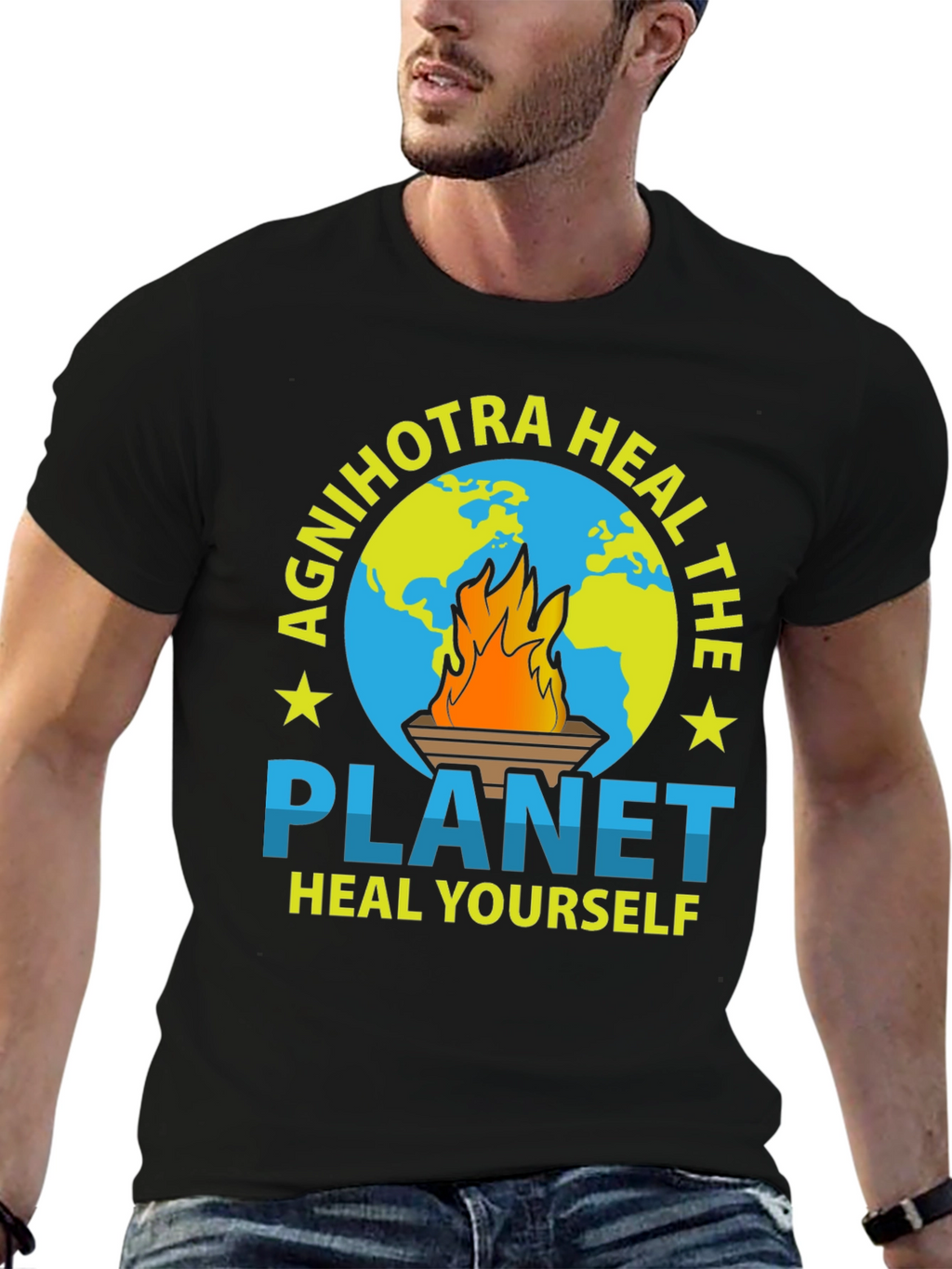 Agnihotra Heal The Planet T-Shirt