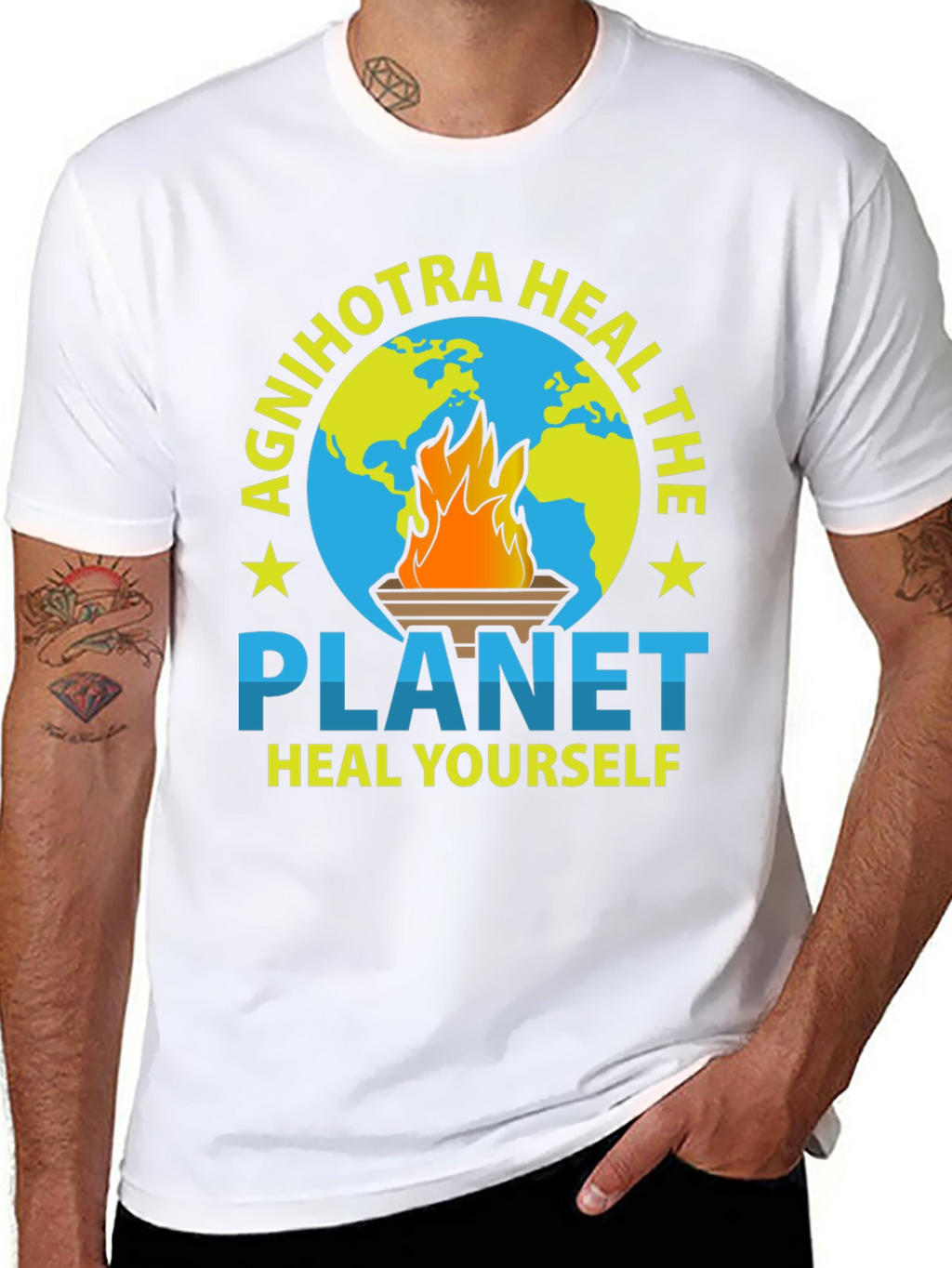 Agnihotra Heal The Planet T-Shirt