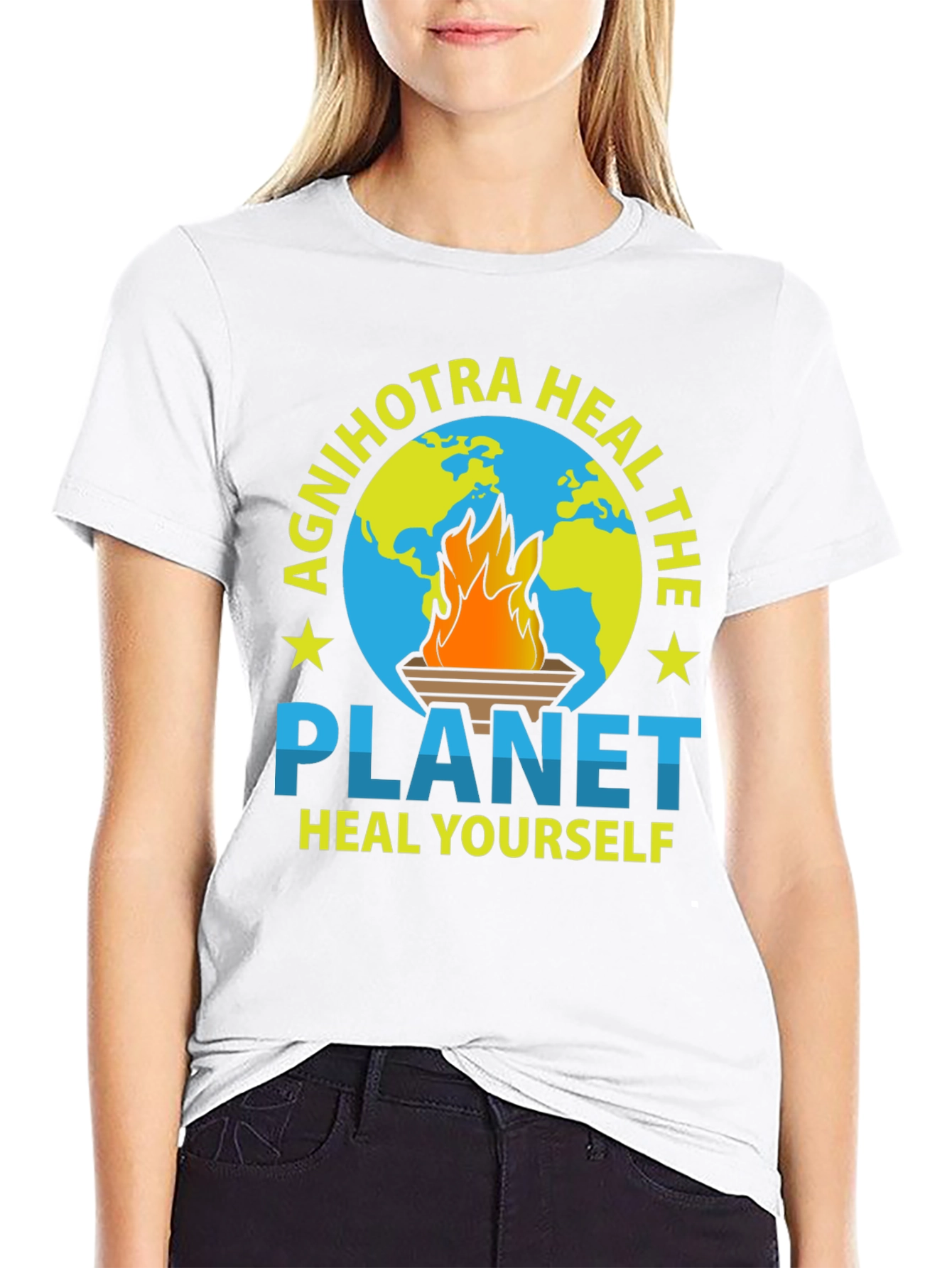 Agnihotra Heal The Planet T-Shirt