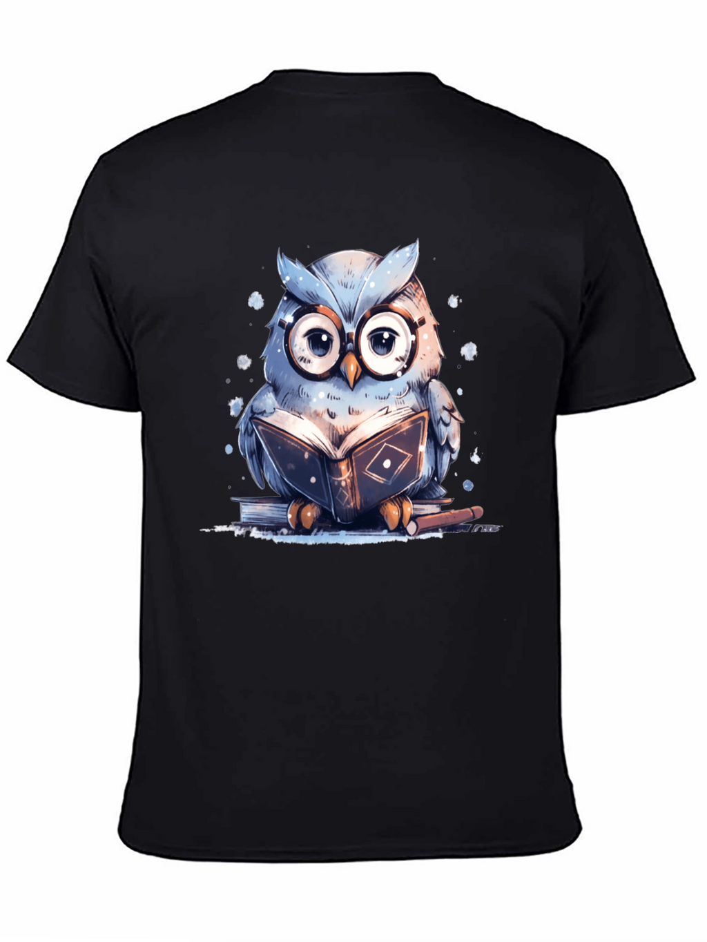 Owl Reading Book T-Shirt