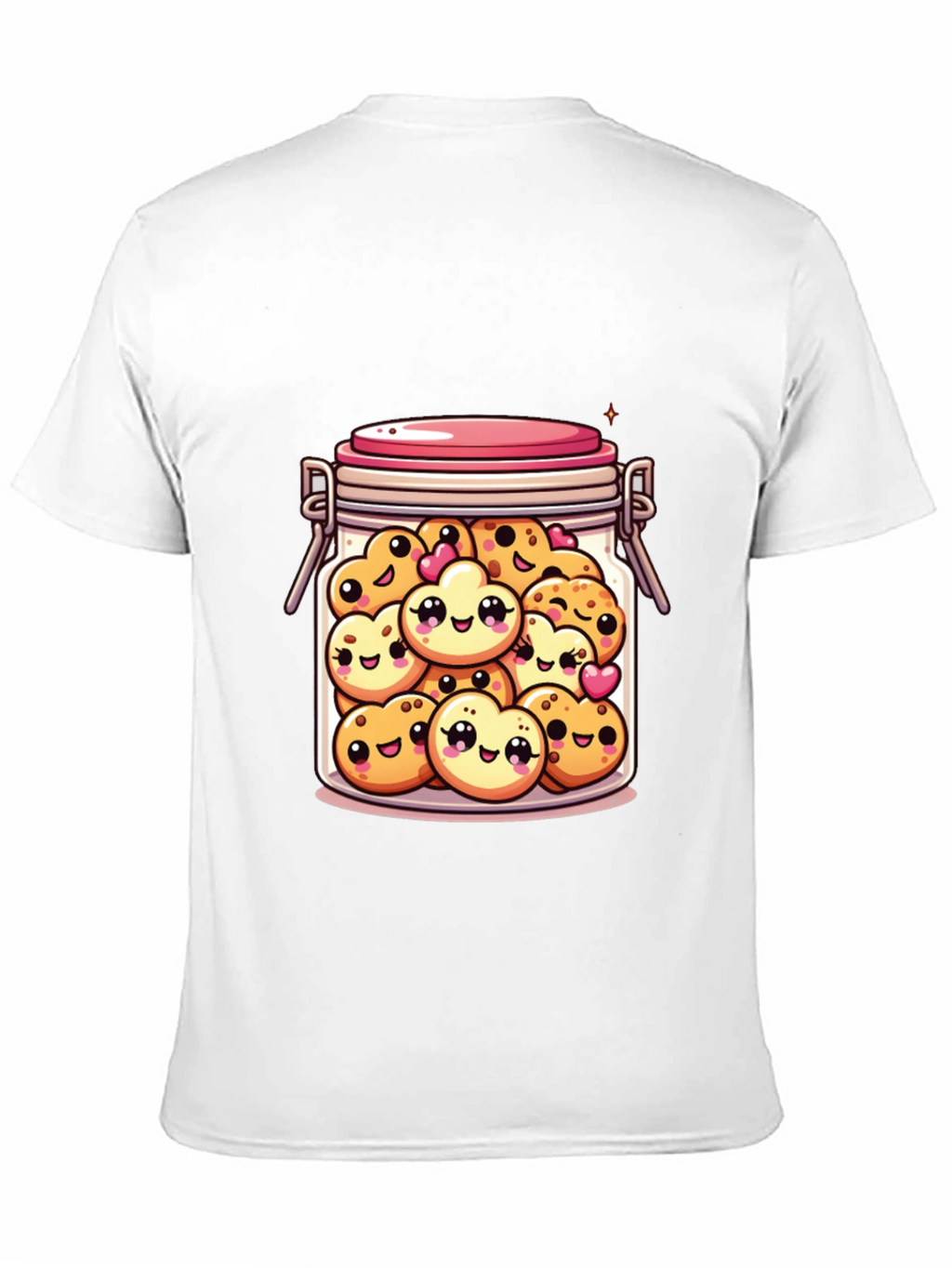 Kawaii Cookie Jar Graphic T-Shirt