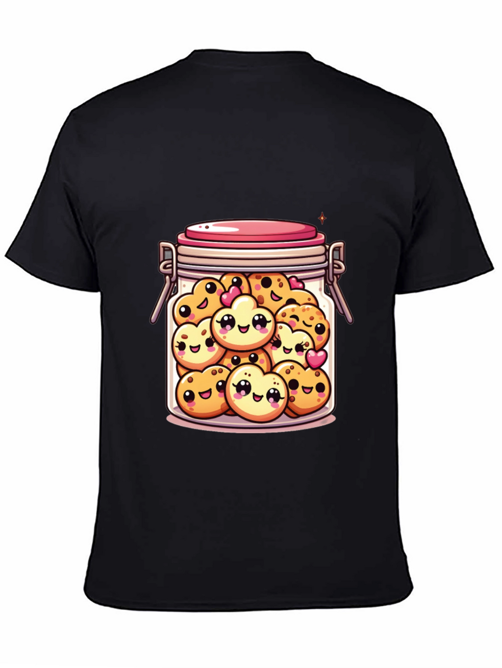 Kawaii Cookie Jar Graphic T-Shirt