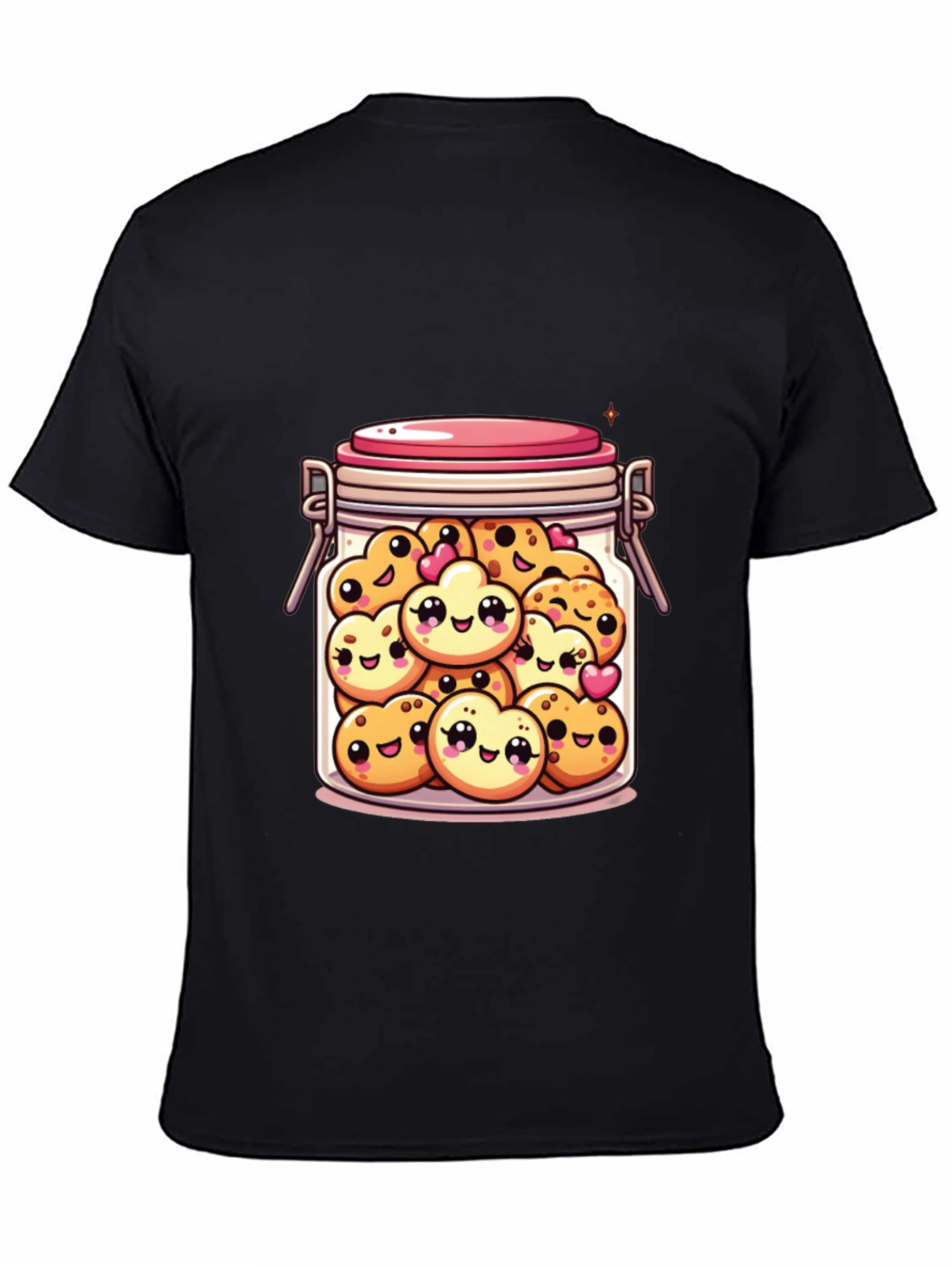 Kawaii Cookie Jar Graphic T-Shirt
