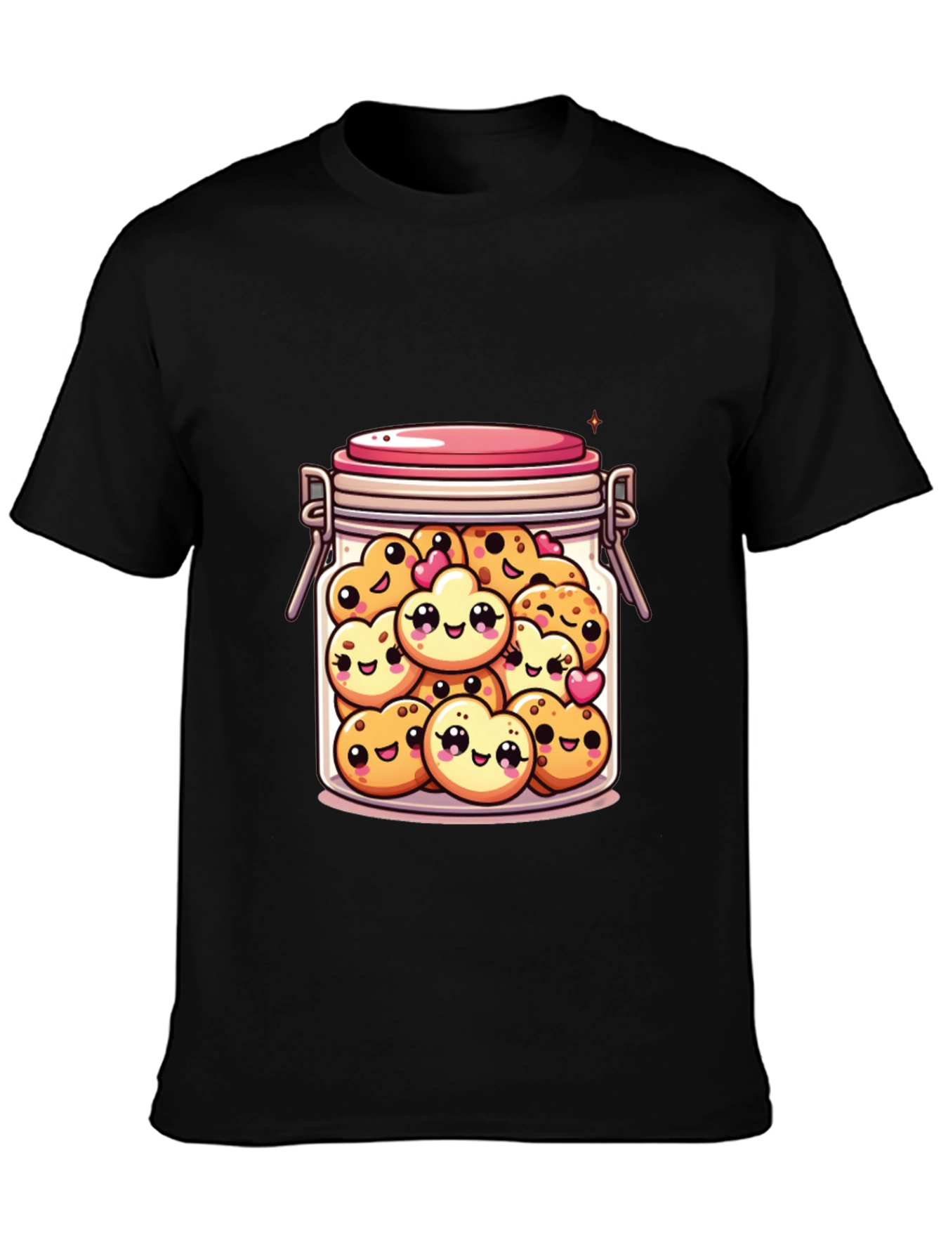 Kawaii Cookie Jar Graphic T-Shirt