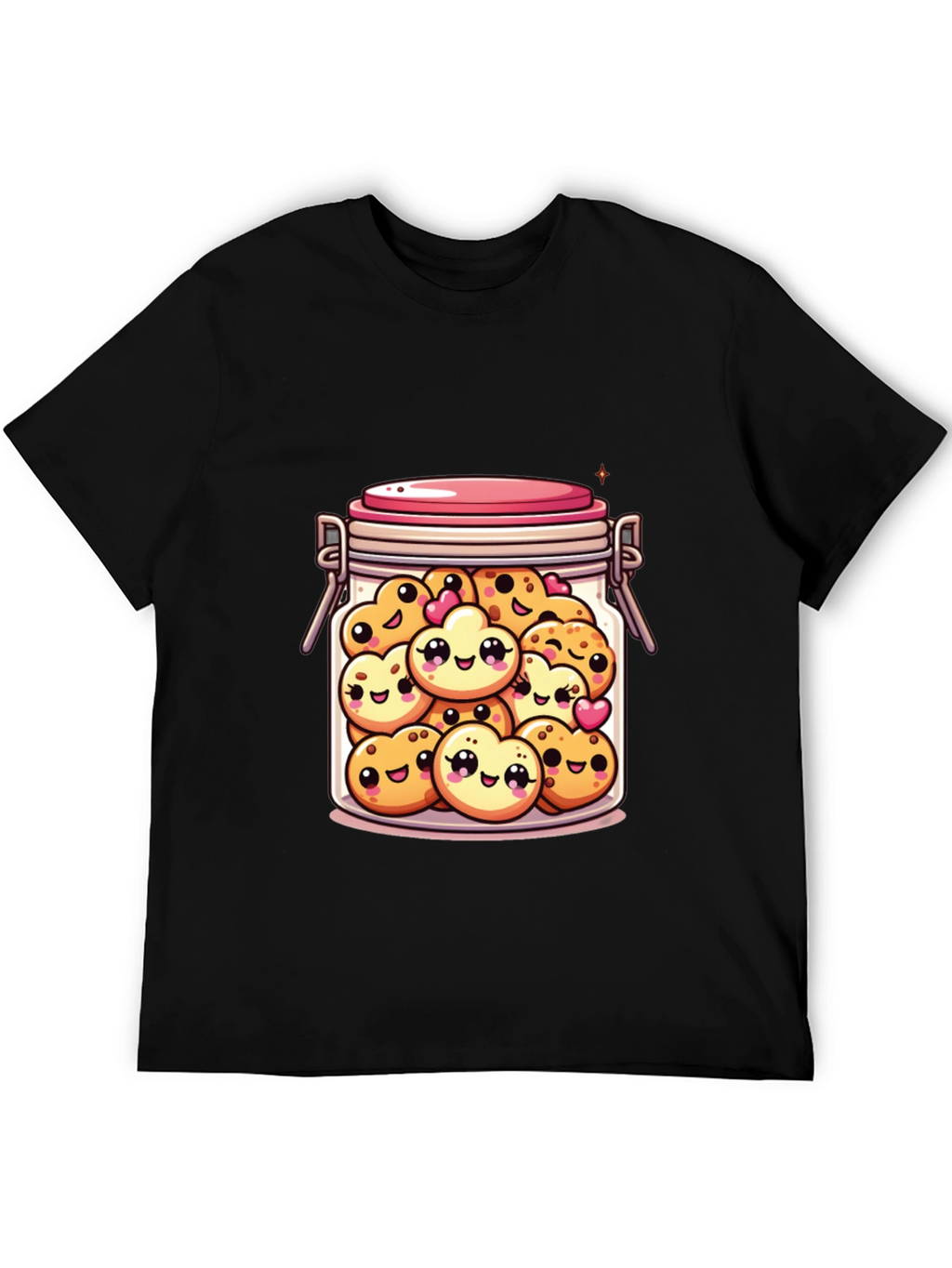 Kawaii Cookie Jar Graphic T-Shirt