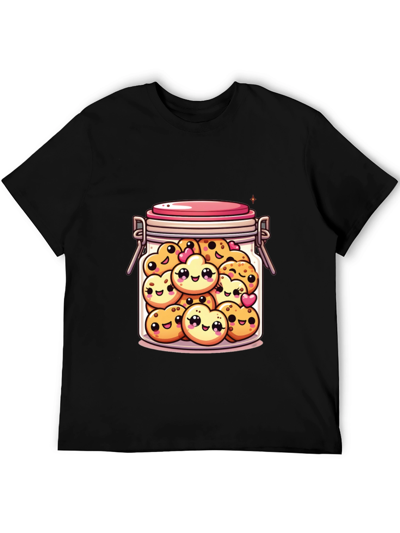 Kawaii Cookie Jar Graphic T-Shirt