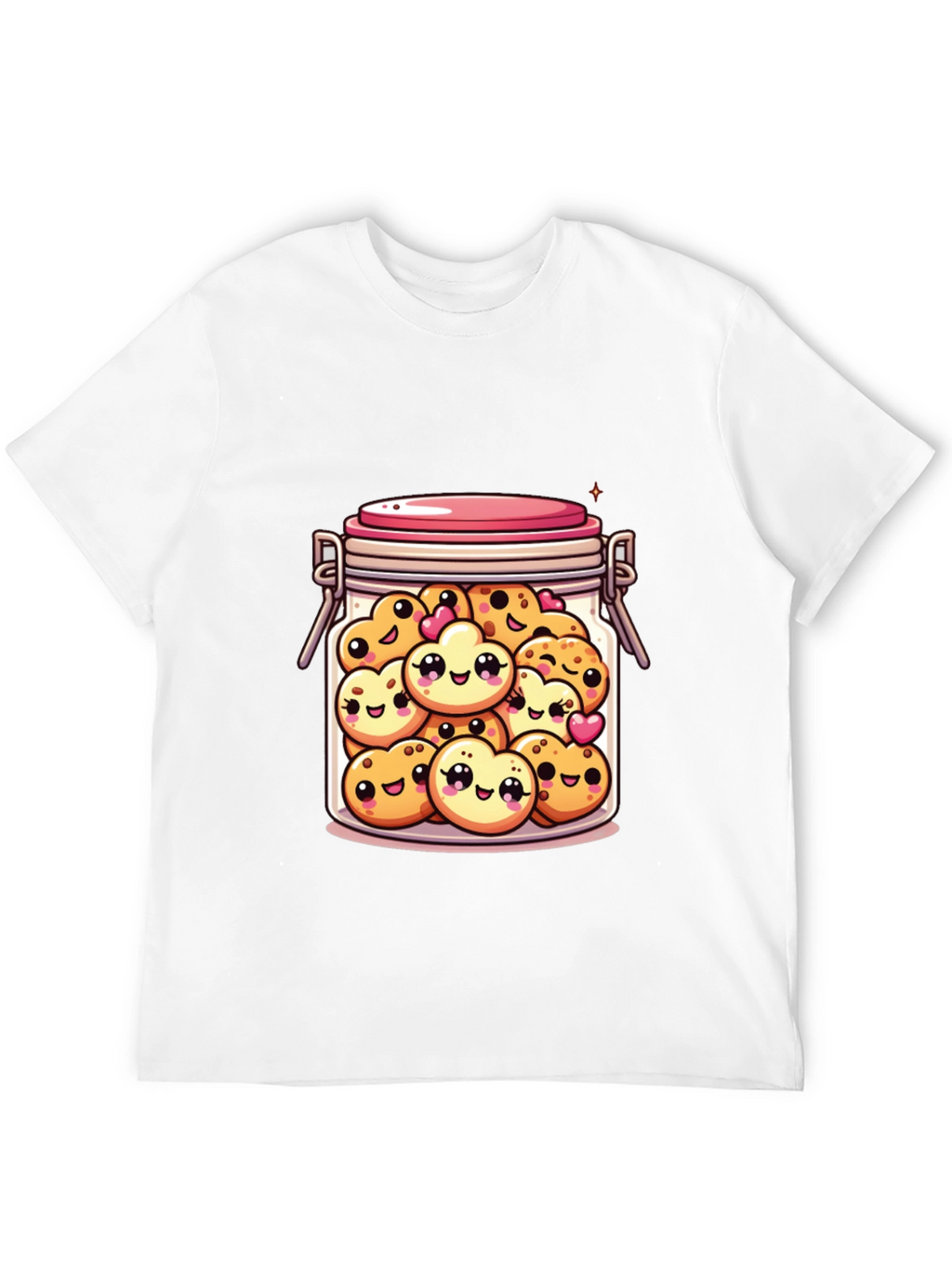Kawaii Cookie Jar Graphic T-Shirt