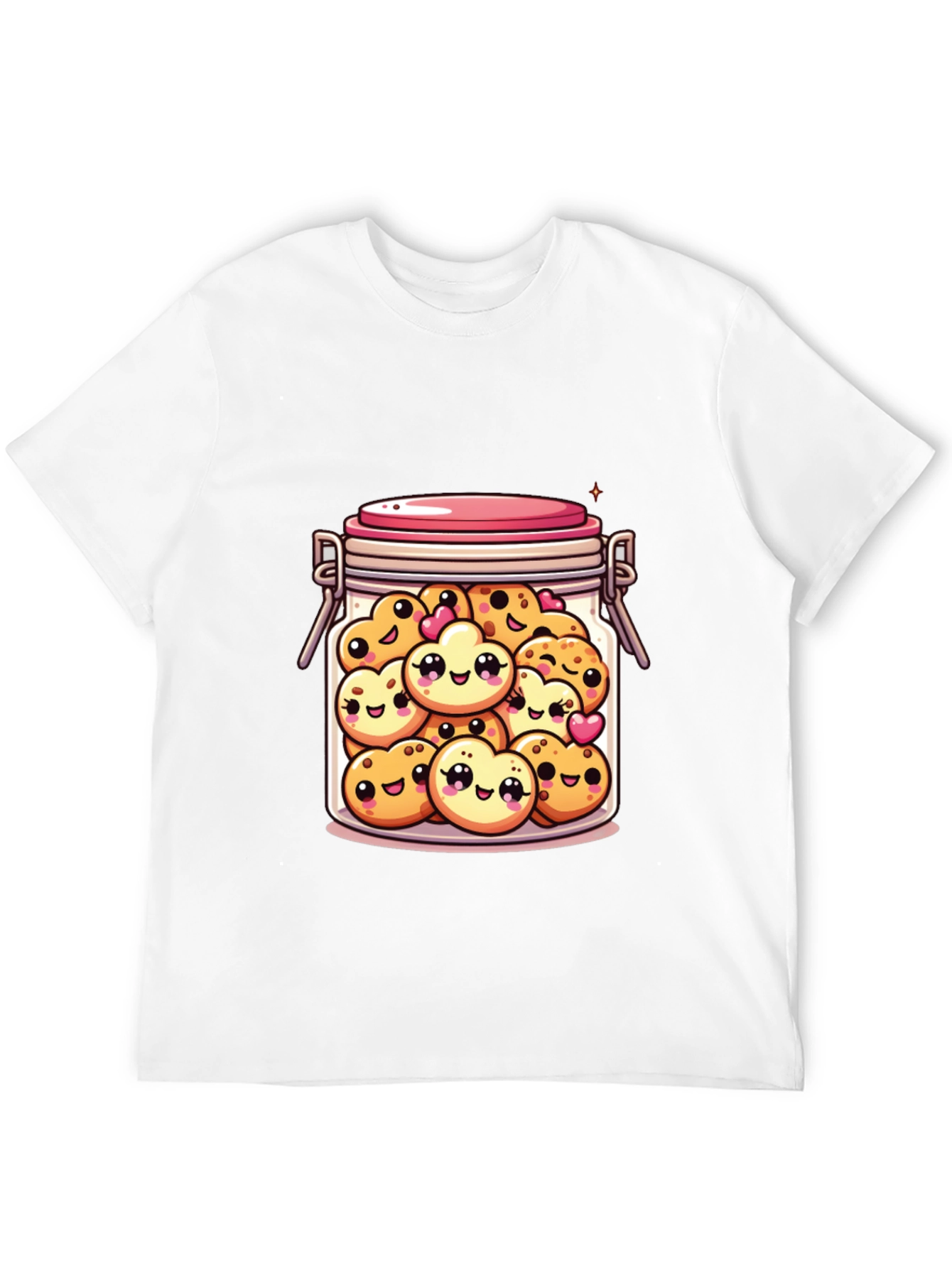 Kawaii Cookie Jar Graphic T-Shirt