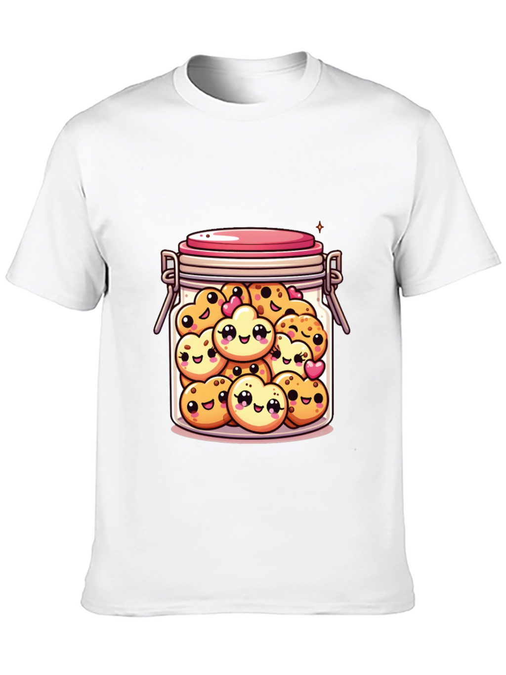 Kawaii Cookie Jar Graphic T-Shirt