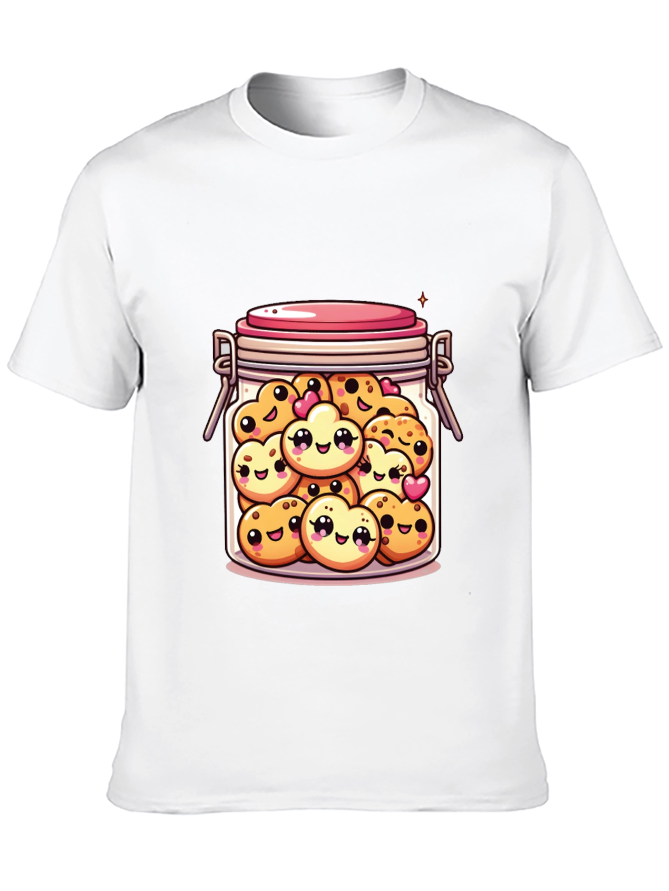 Kawaii Cookie Jar Graphic T-Shirt