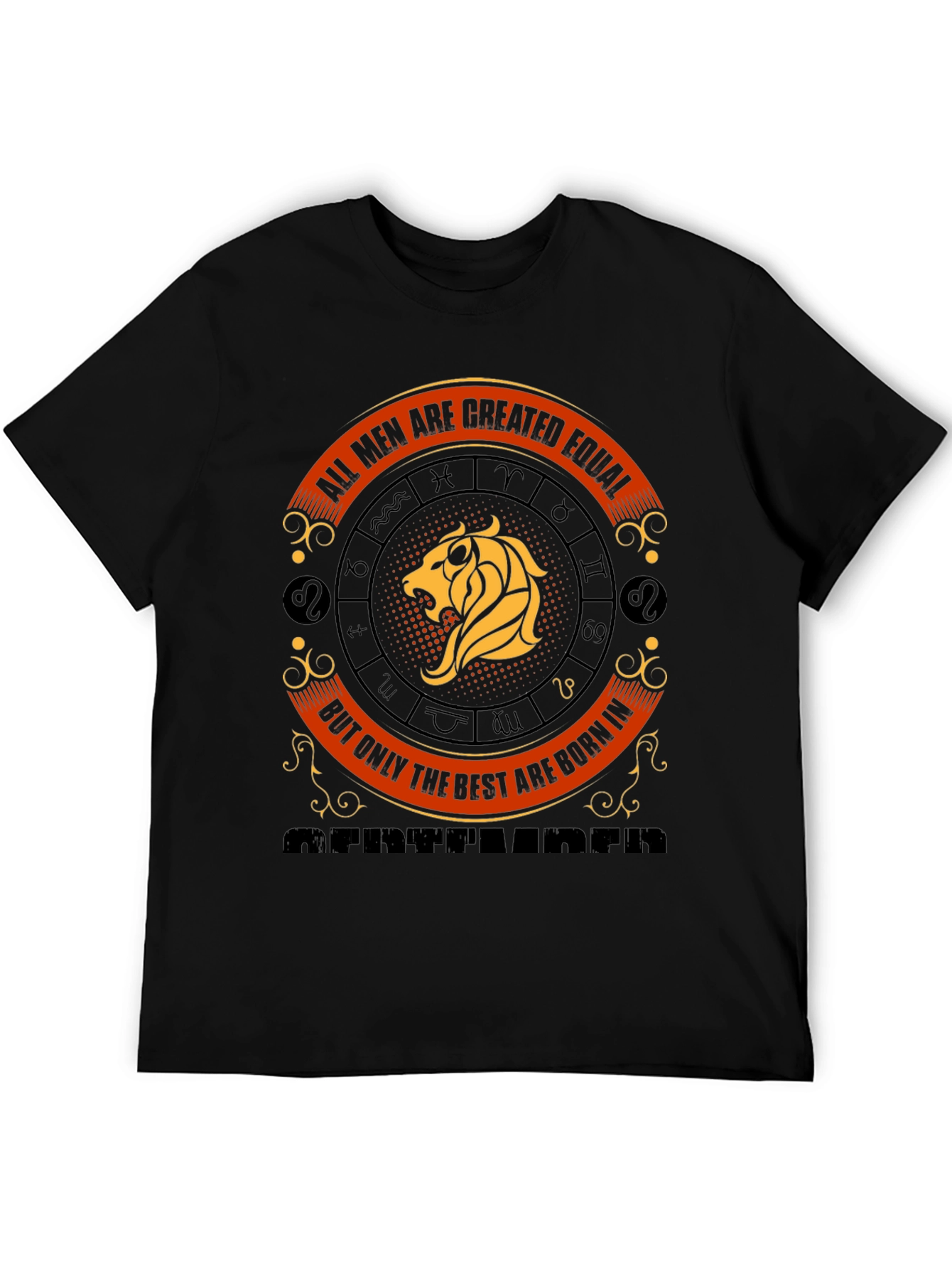All Men Are Created Equal Born in September T-Shirt