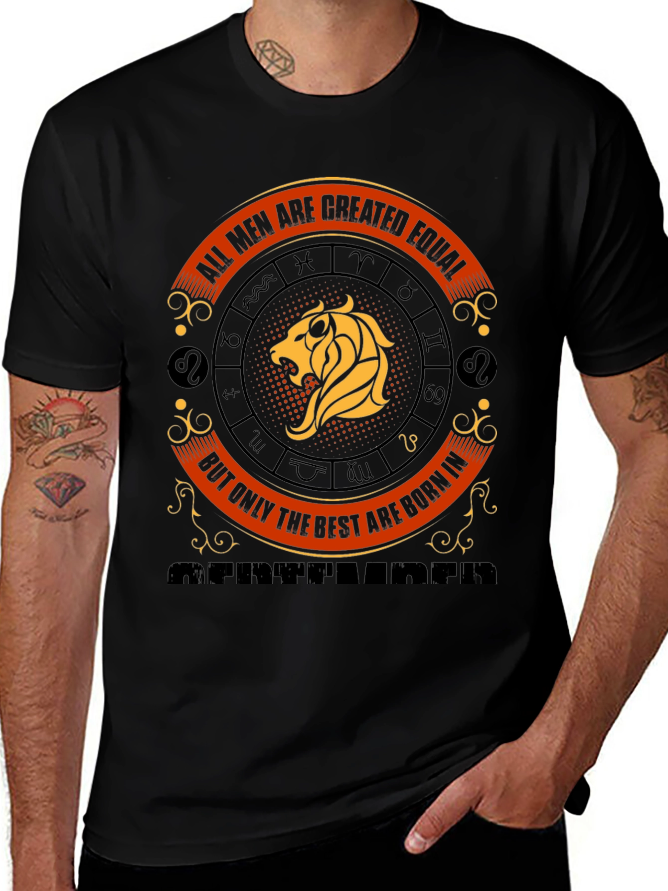All Men Are Created Equal Born in September T-Shirt