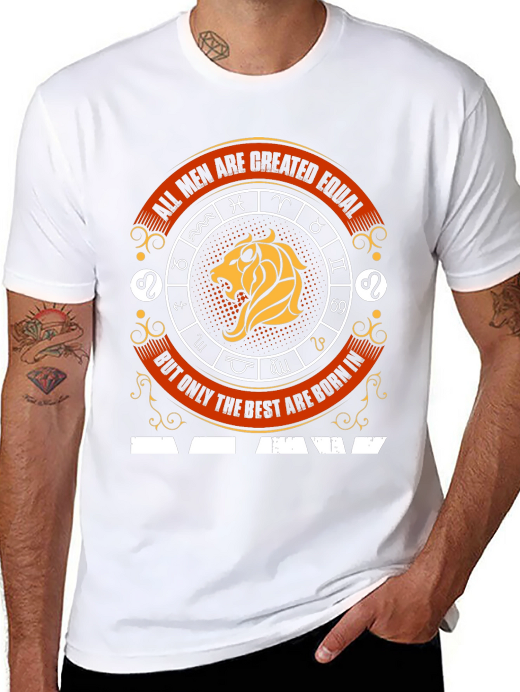 Zodiac Sign Leo Graphic T-Shirt - Best Men