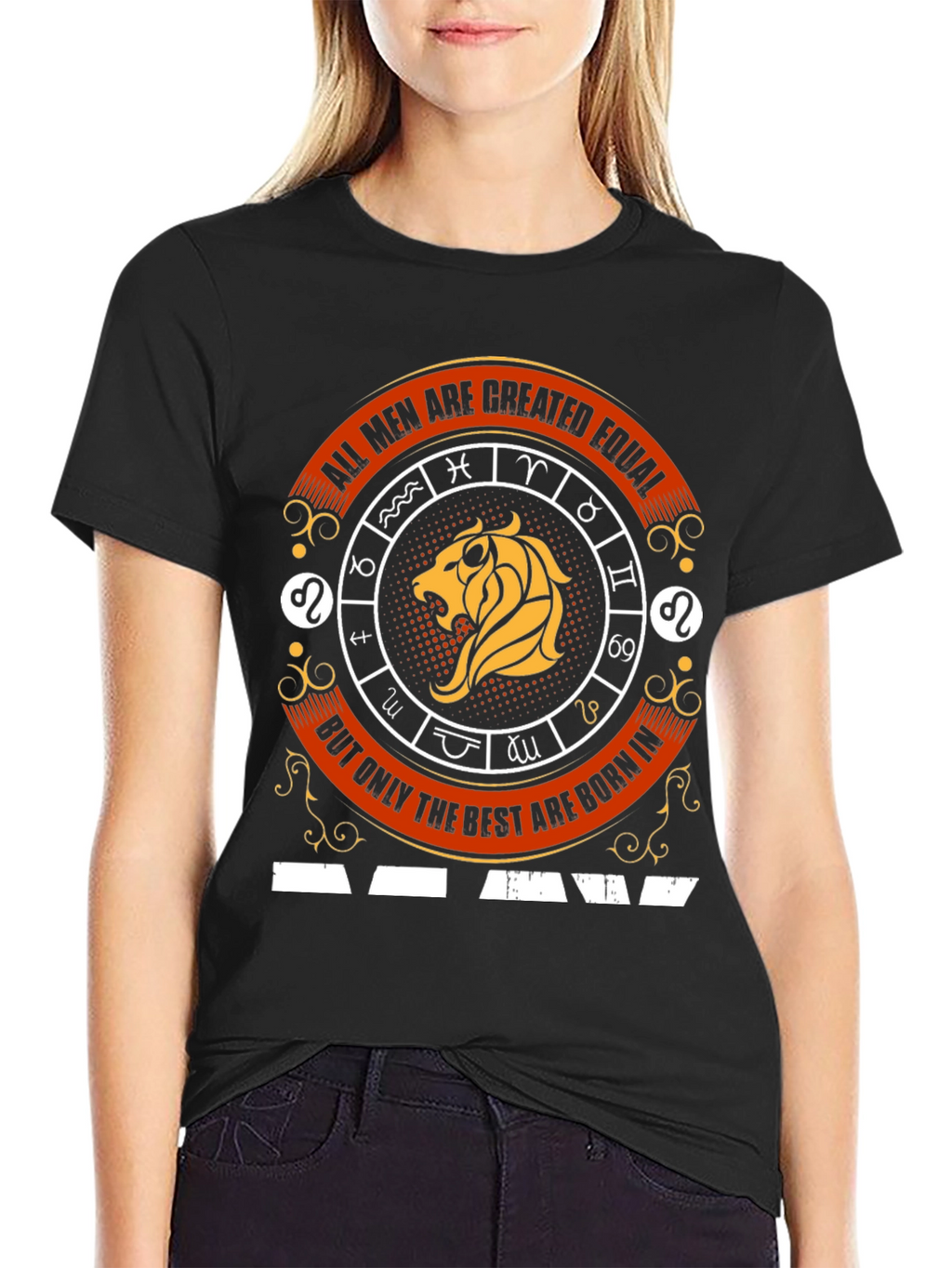 Zodiac Sign Leo Graphic T-Shirt - Best Men
