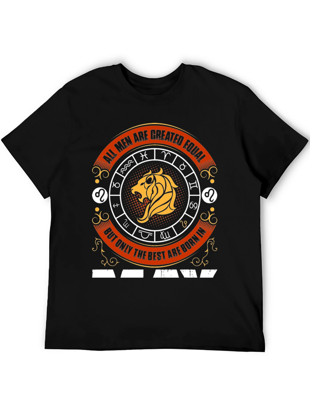 Zodiac Sign Leo Graphic T-Shirt - Best Men