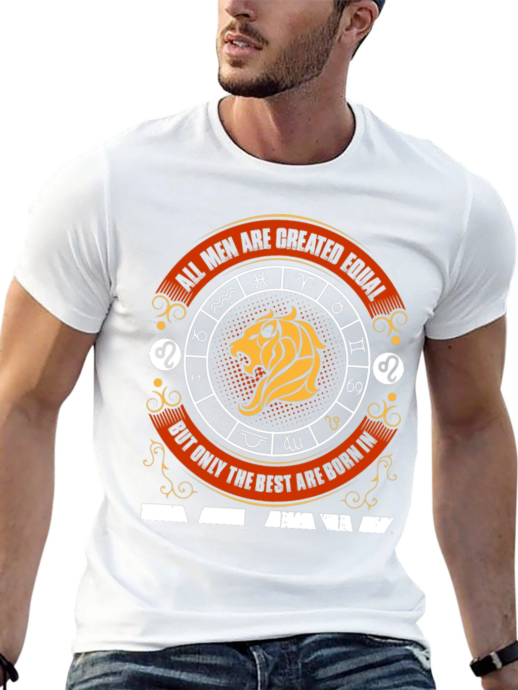 Zodiac Sign Leo Graphic T-Shirt - Best Men