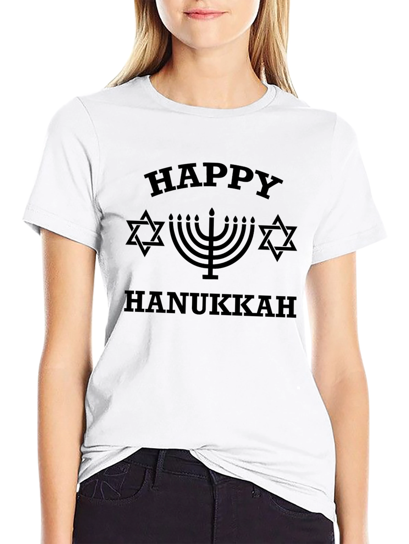 Happy Hanukkah Graphic T-Shirt