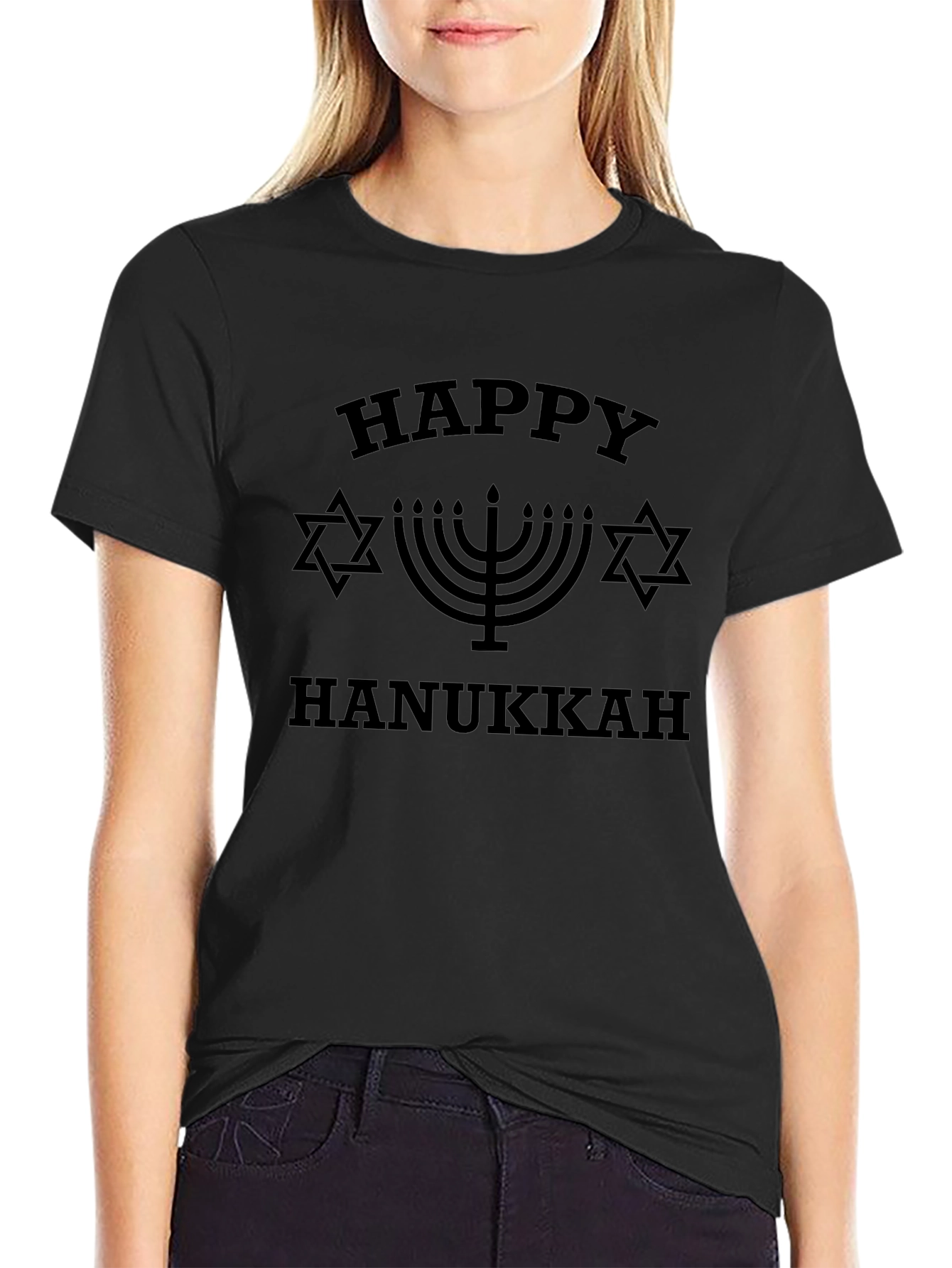 Happy Hanukkah Graphic T-Shirt