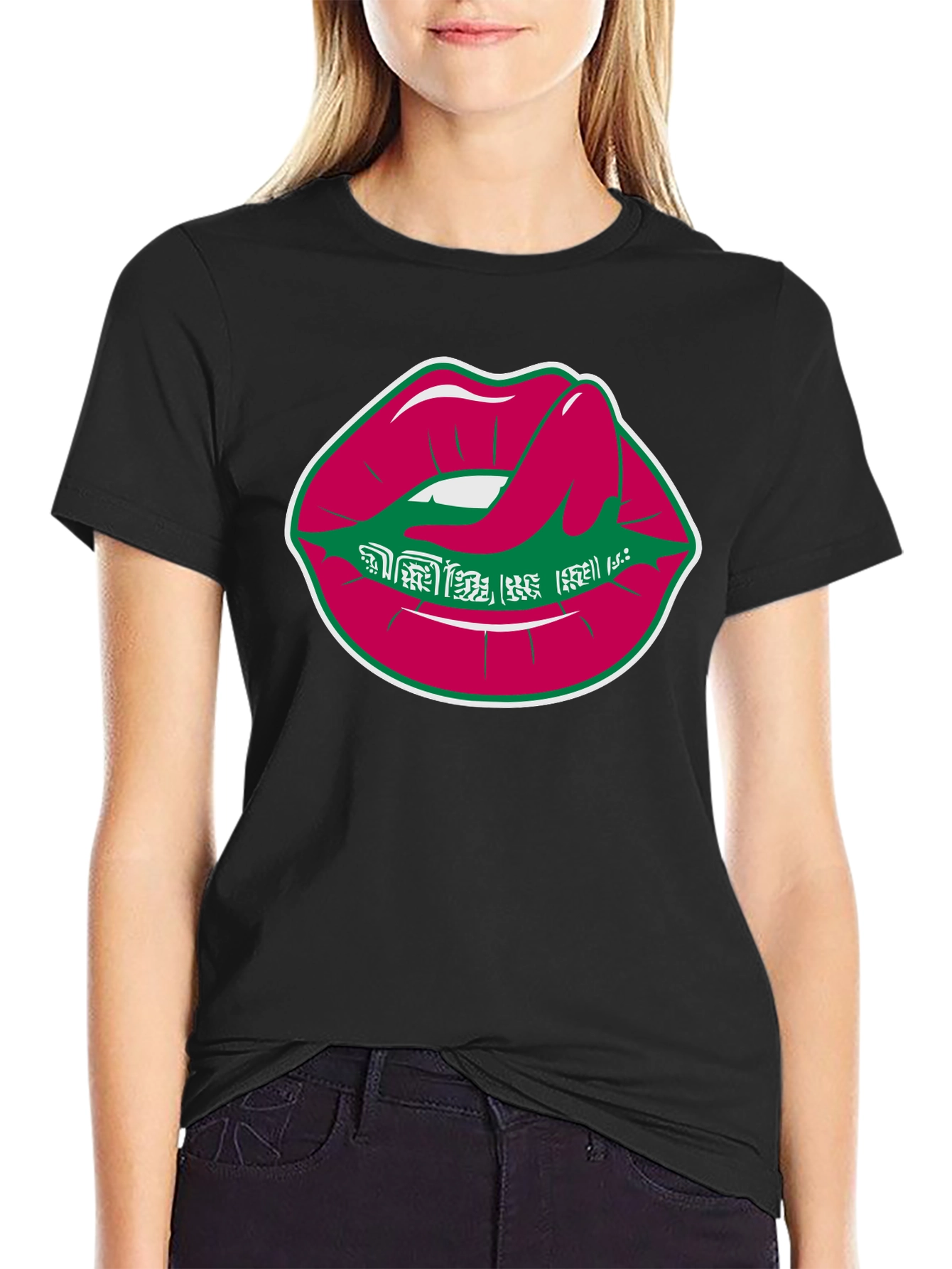 Lips Graphic Tee - Unique Design