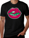 Lips Graphic Tee - Unique Design