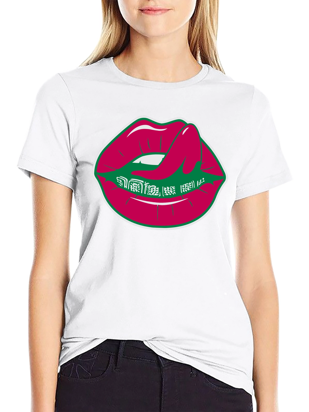 Lips Graphic Tee - Unique Design