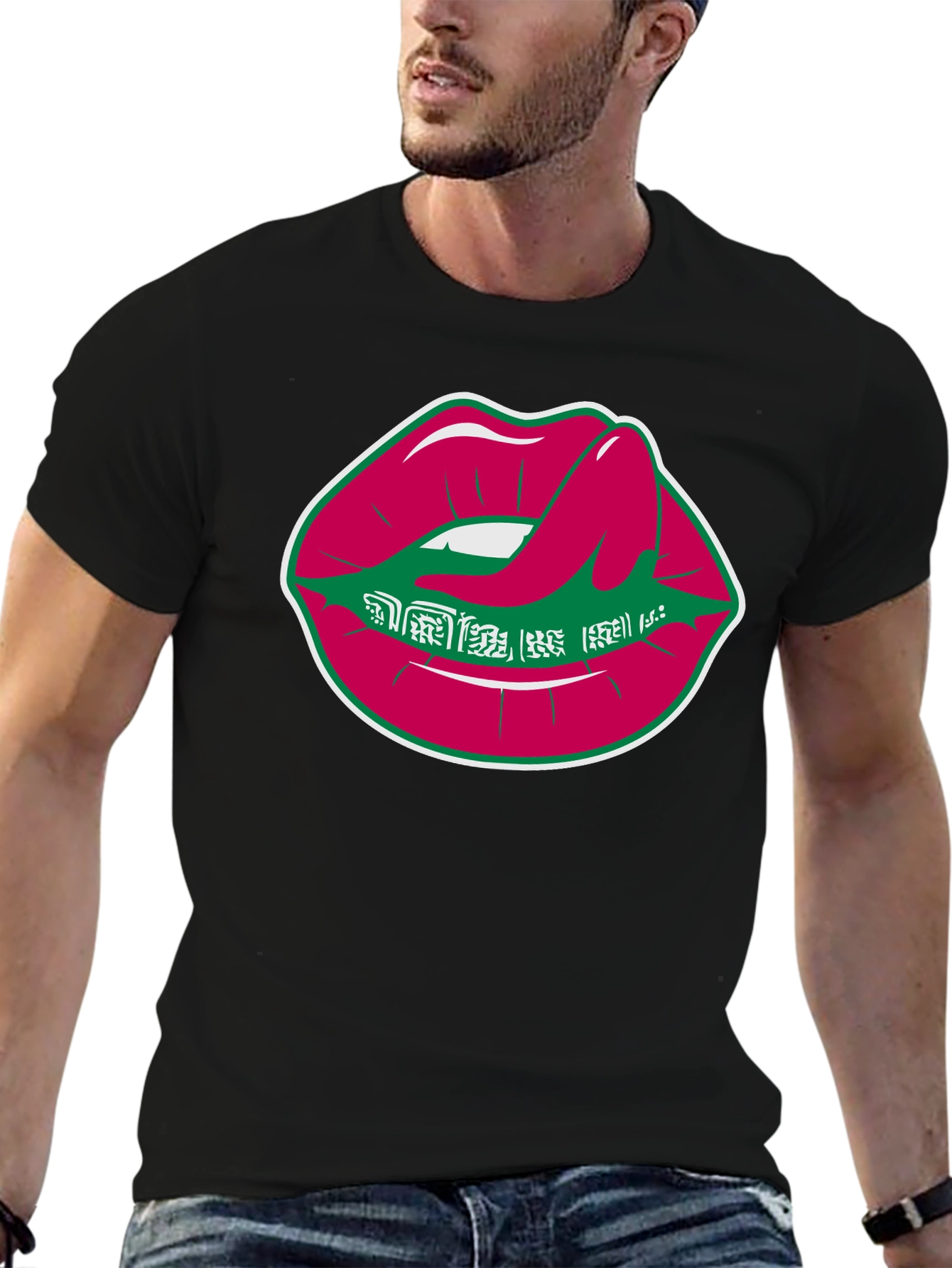 Lips Graphic Tee - Unique Design