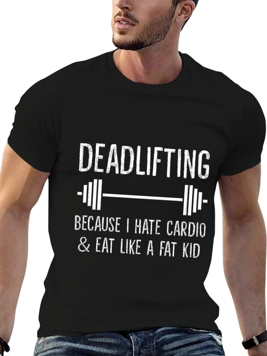 Deadlifting Hate Cardio Funny T-Shirt