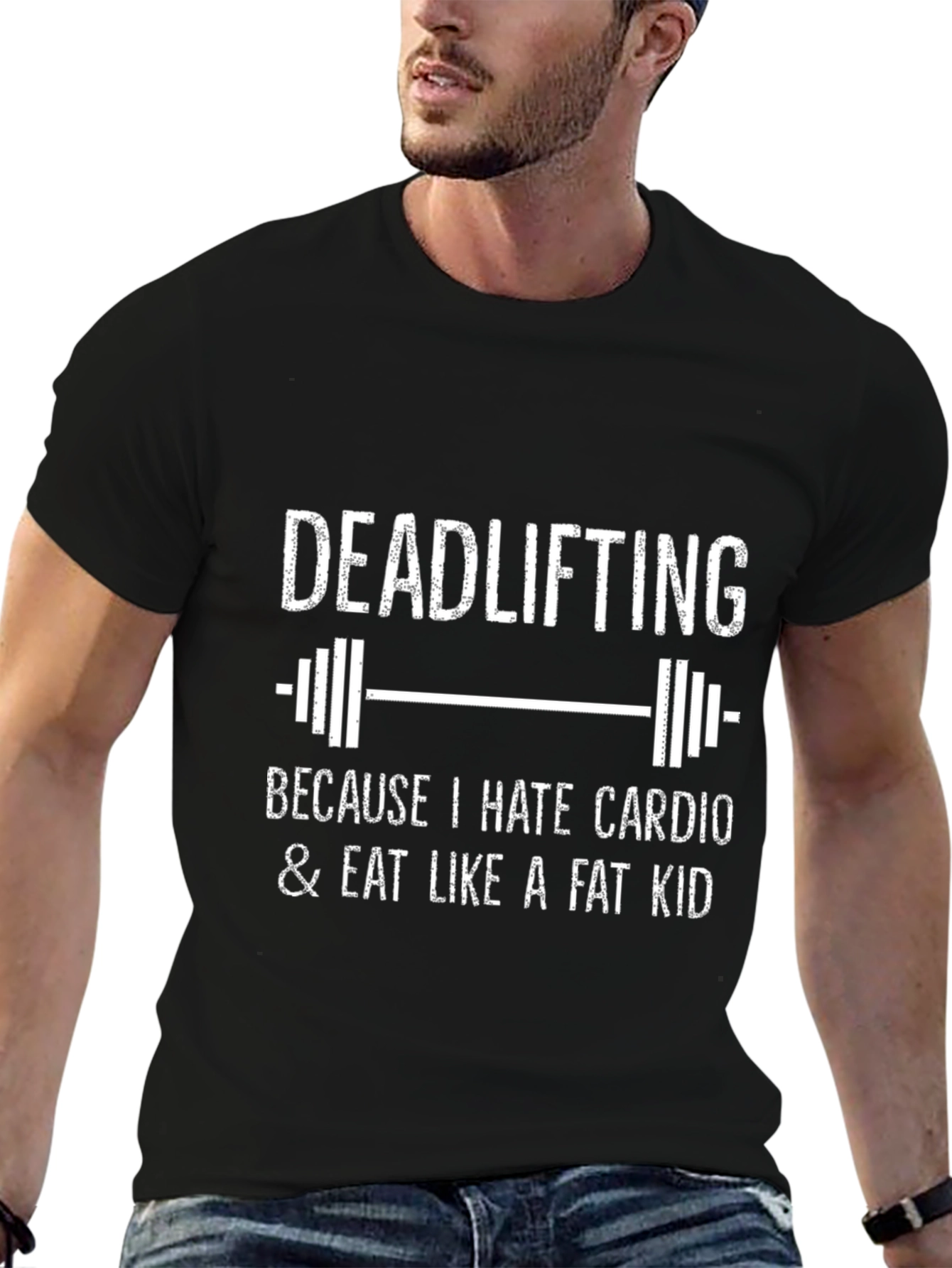 Deadlifting Hate Cardio Funny T-Shirt