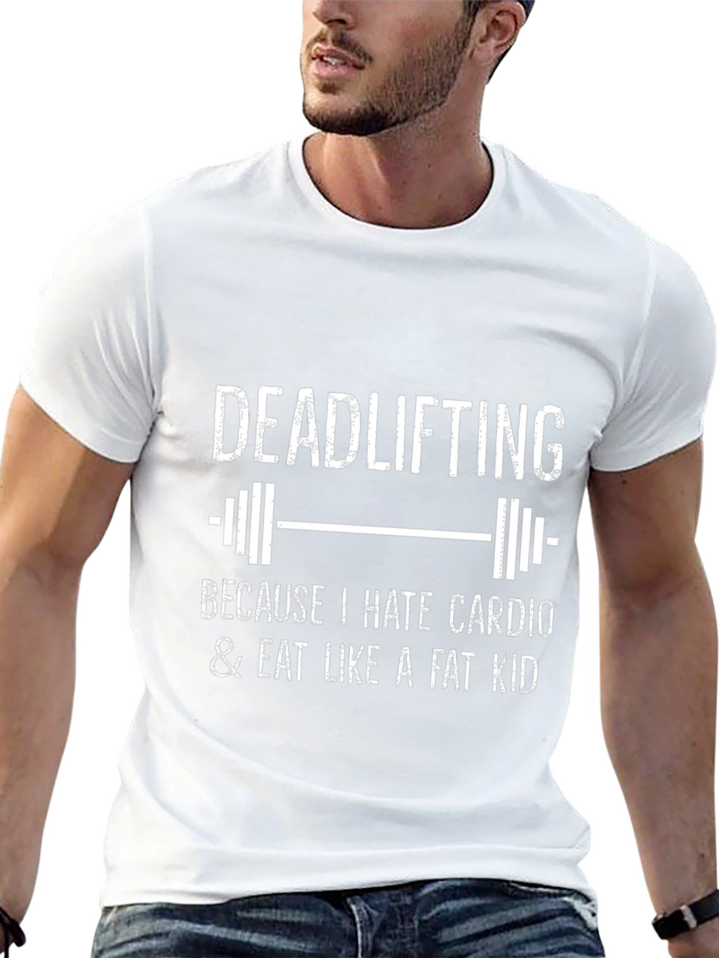 Deadlifting Hate Cardio Funny T-Shirt