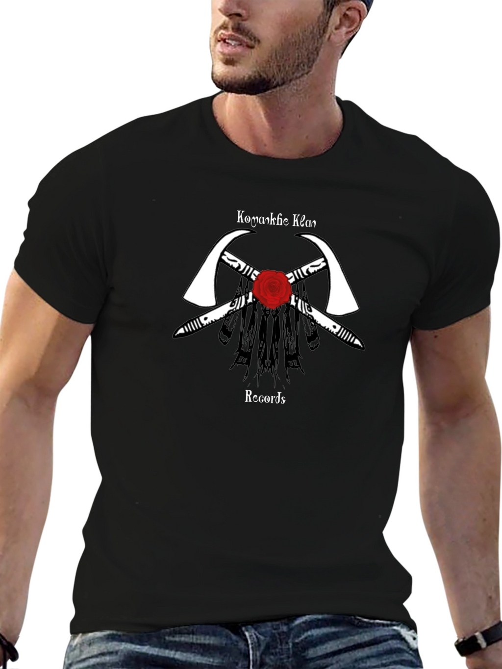 Komankhe Klan Records Graphic T-Shirt