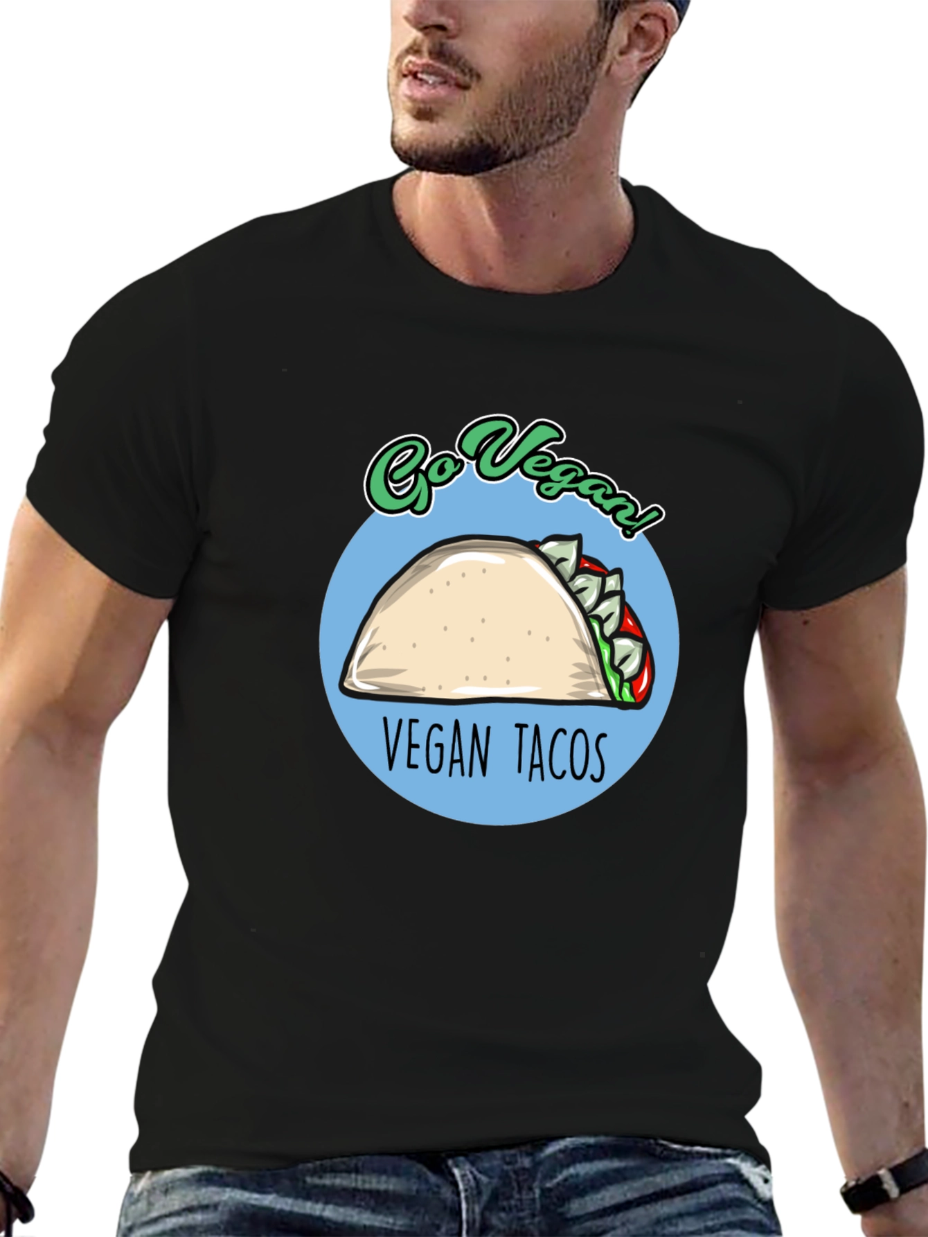 Vegan Tacos T-Shirt - Go Vegan!