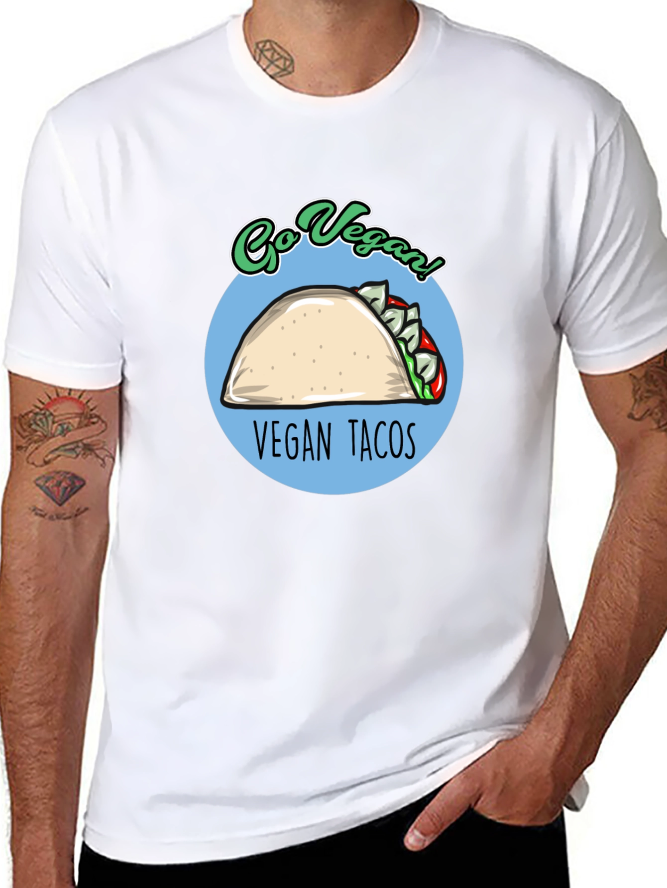 Vegan Tacos T-Shirt - Go Vegan!