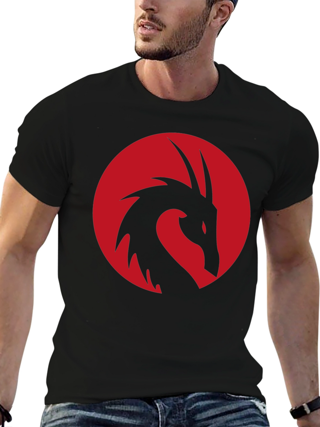 Dragon Silhouette Graphic Tee