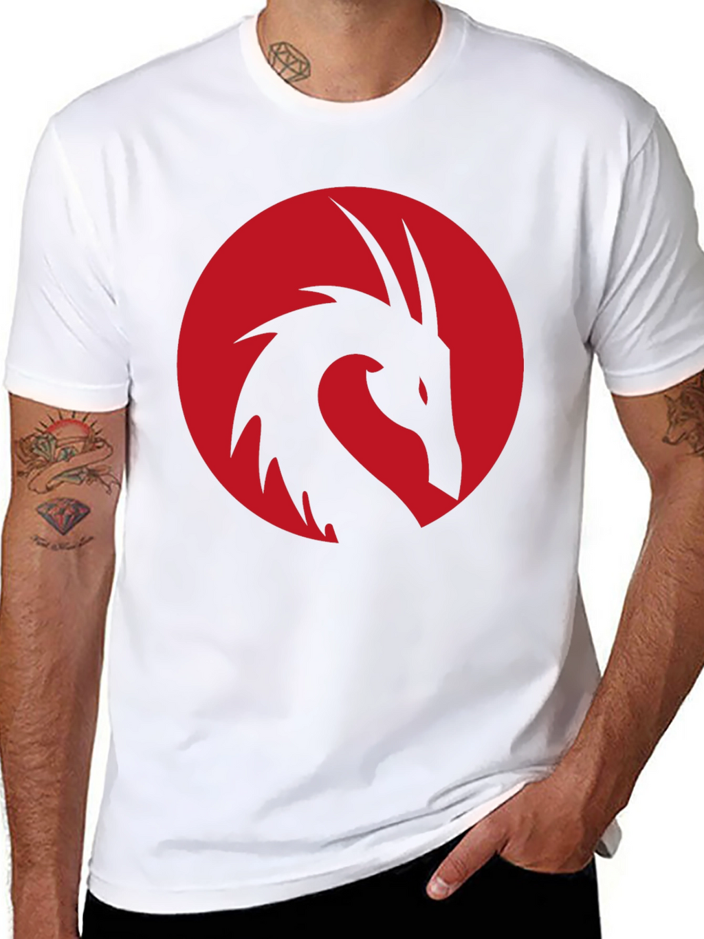 Dragon Silhouette Graphic Tee