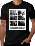 Like Minds T-Shirt: Castro & Malcolm X